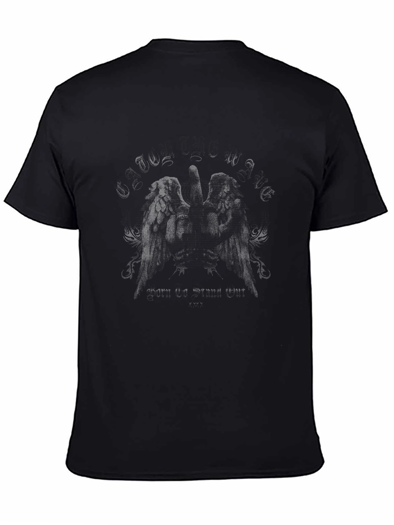 Ravens Gate Graphic Black T-Shirt