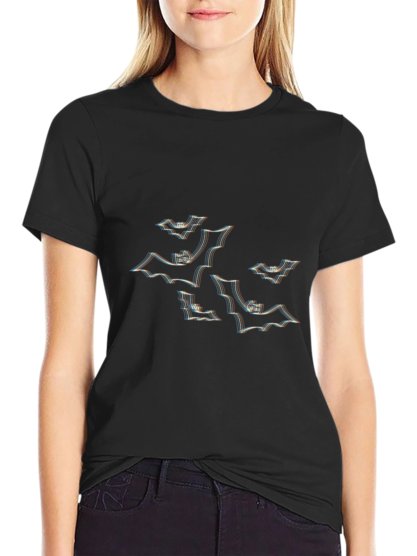 Bat Graphic T-Shirt - Halloween Style