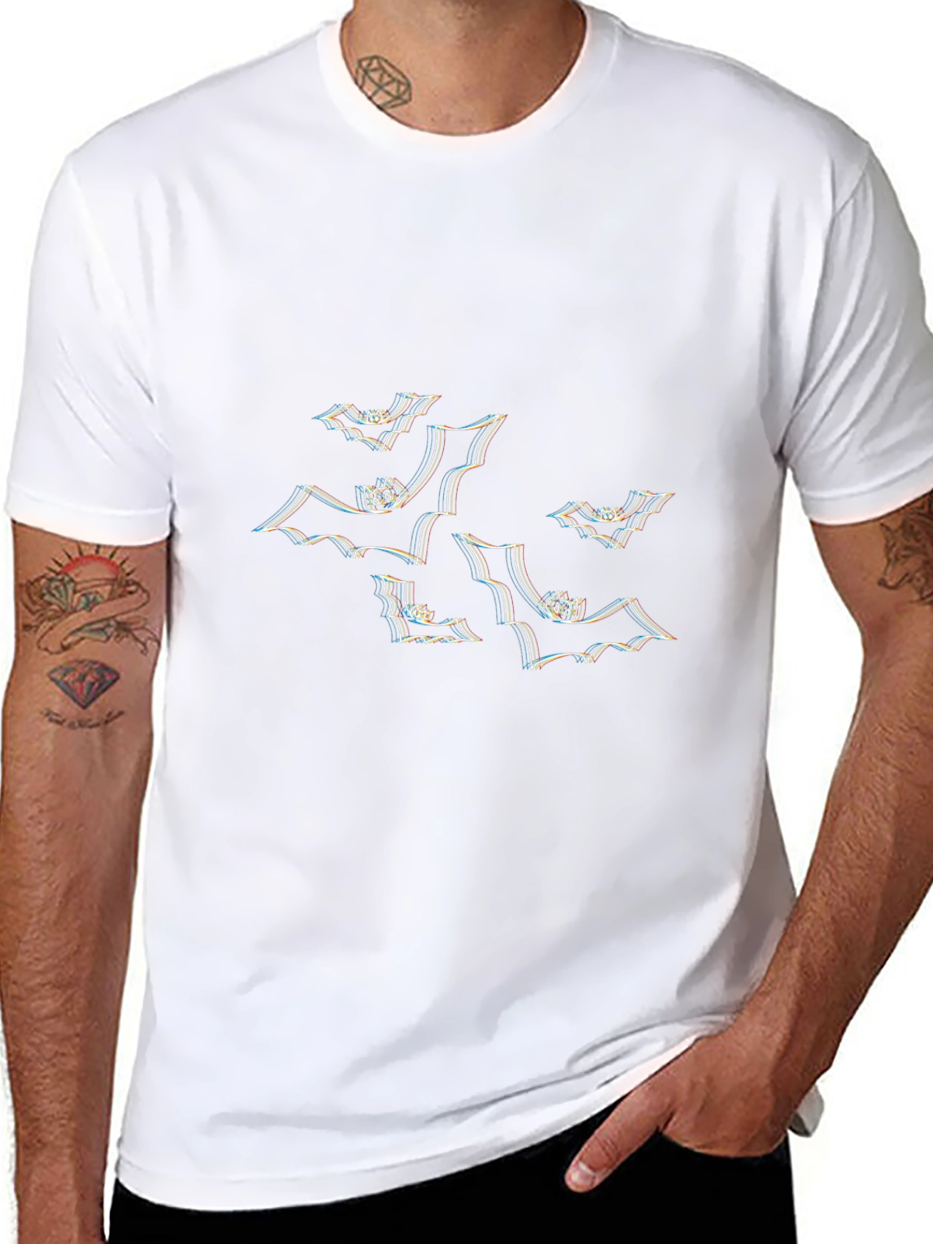 Bat Graphic T-Shirt - Halloween Style