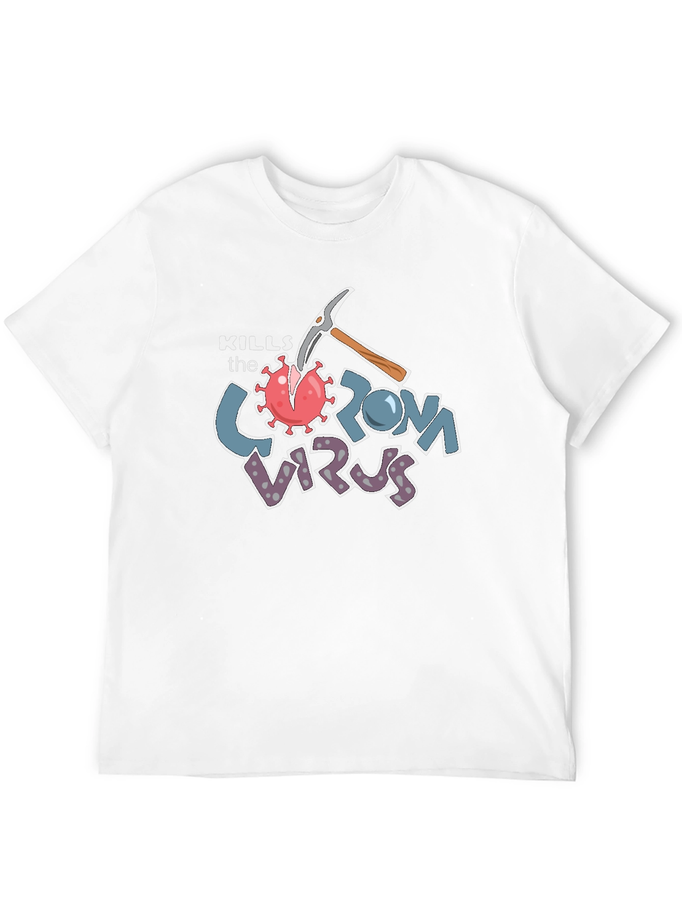 Kills the Corona Virus Graphic T-Shirt