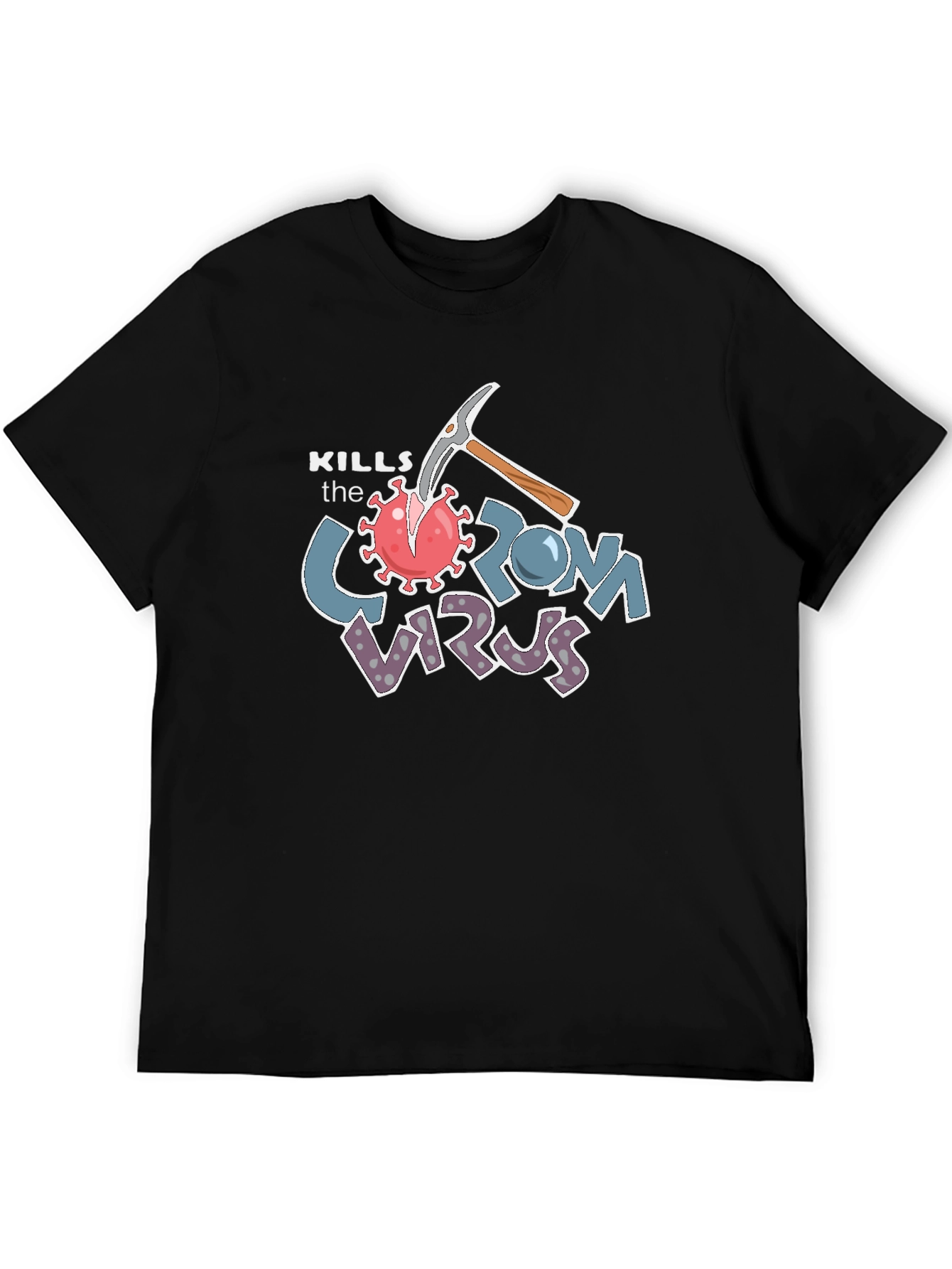 Kills the Corona Virus Graphic T-Shirt