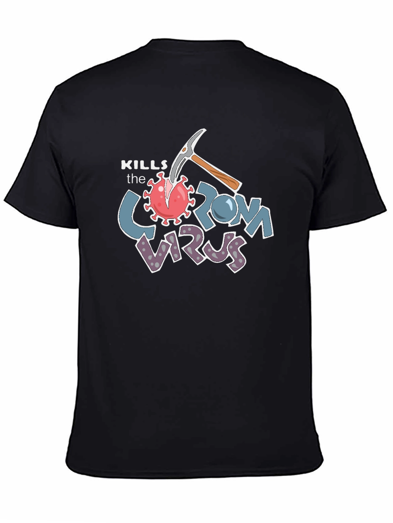 Kills the Corona Virus Graphic T-Shirt