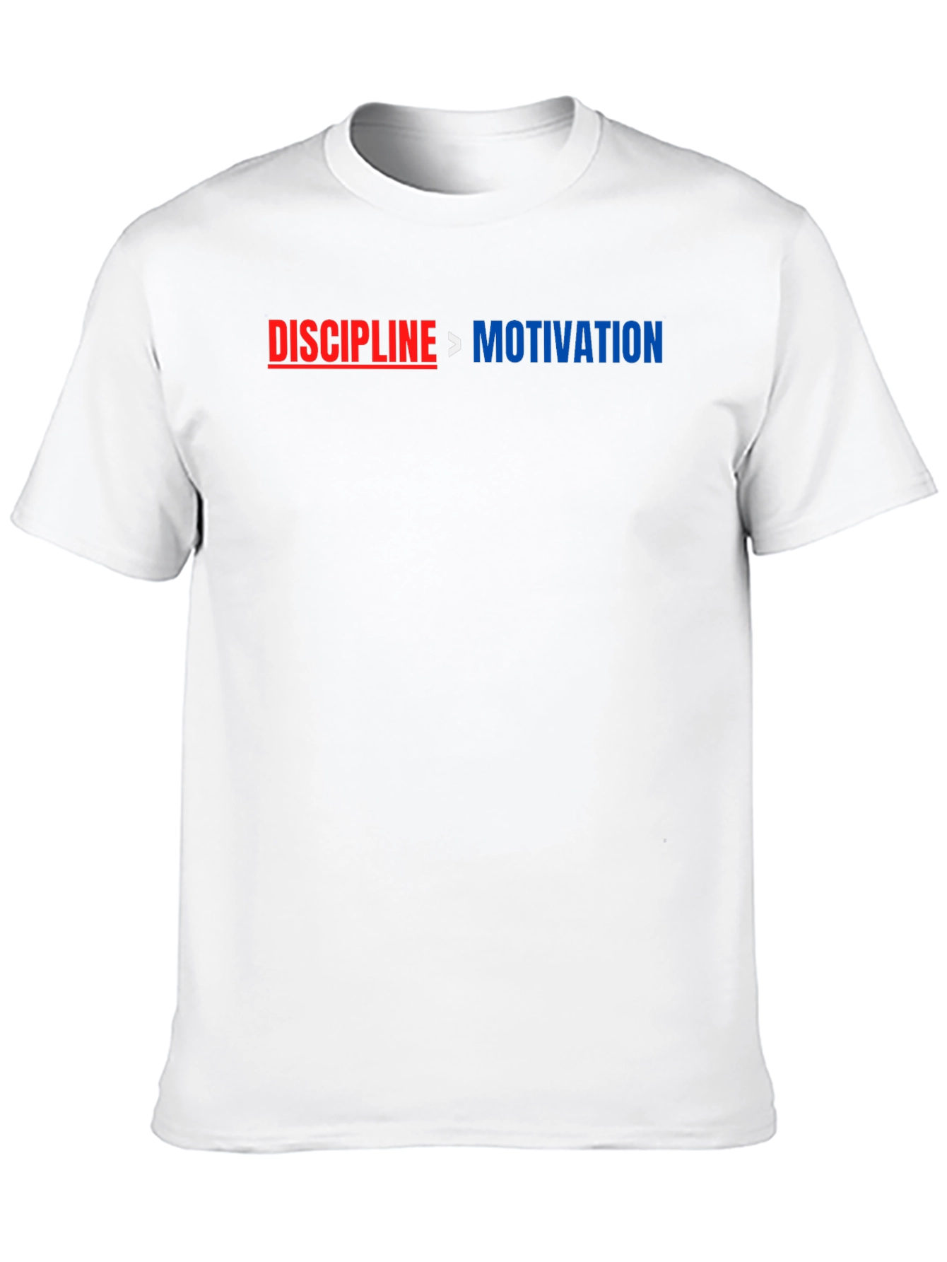 Discipline Over Motivation Graphic T-Shirt
