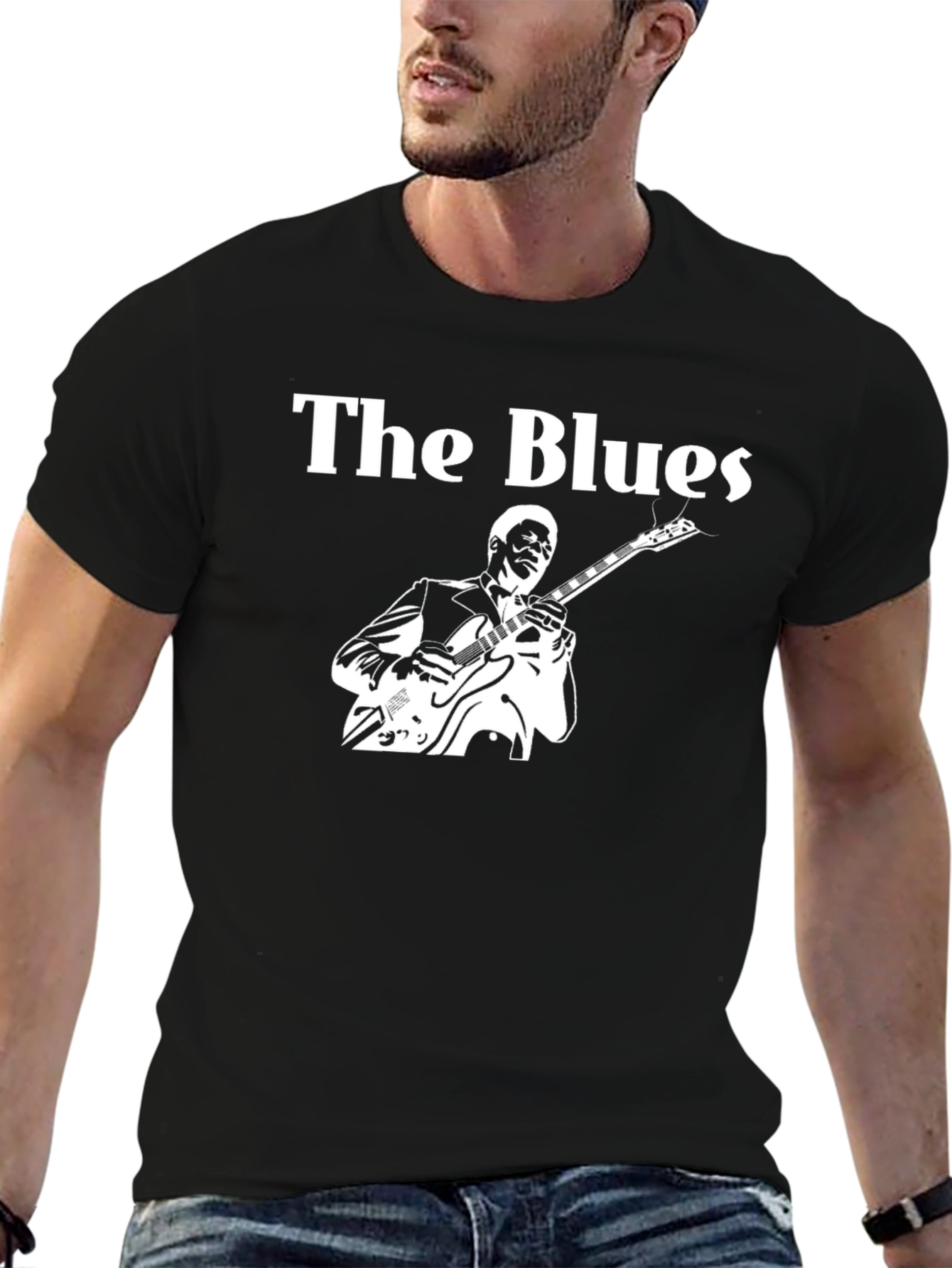 The Blues Guitarist T-Shirt - Classic Music Tee