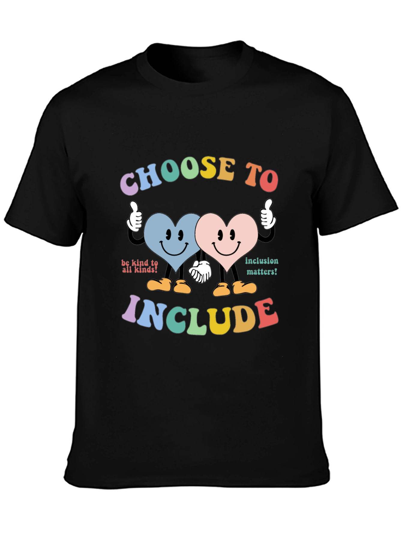 Choose to Include Graphic Tee - Unisex Black T-Shirt