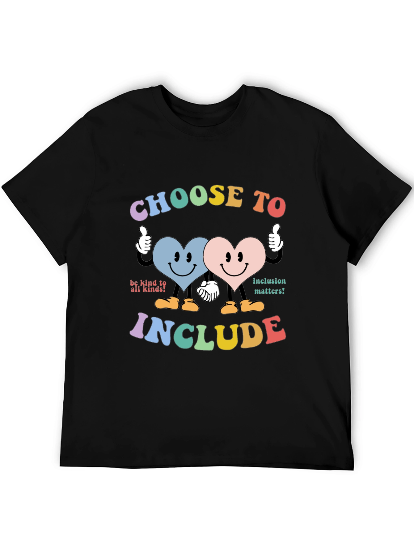 Choose to Include Graphic Tee - Unisex Black T-Shirt