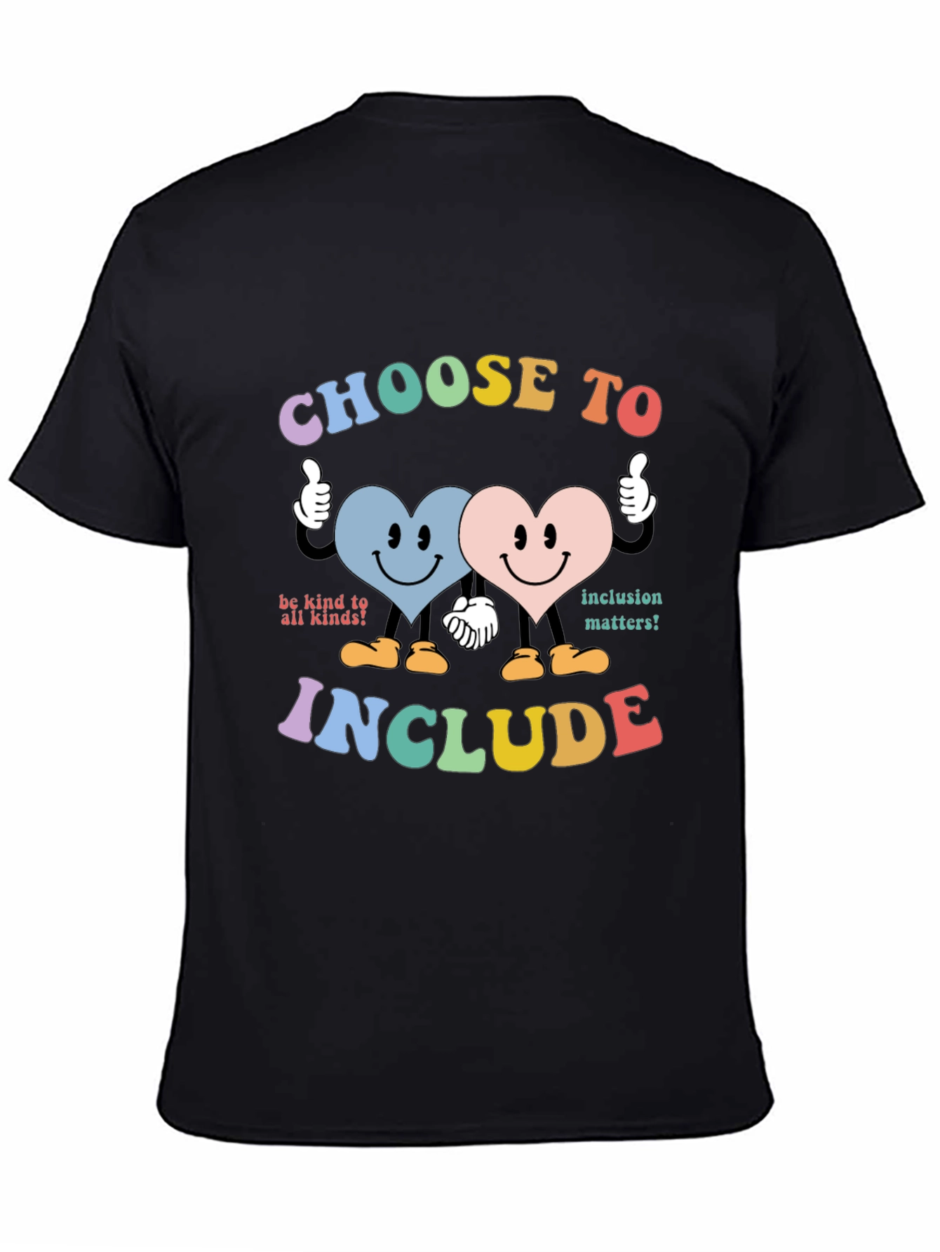 Choose to Include Graphic Tee - Unisex Black T-Shirt