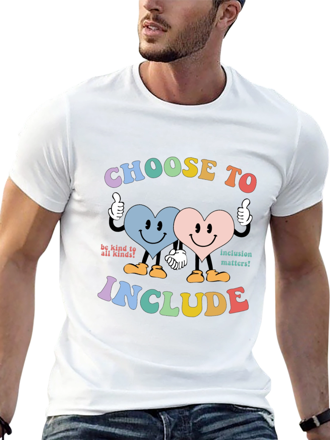 Choose to Include Graphic Tee - Unisex Black T-Shirt
