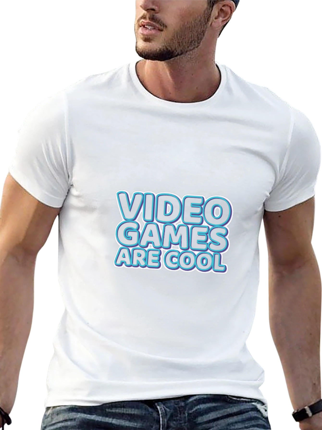Video Games Are Cool Black T-Shirt