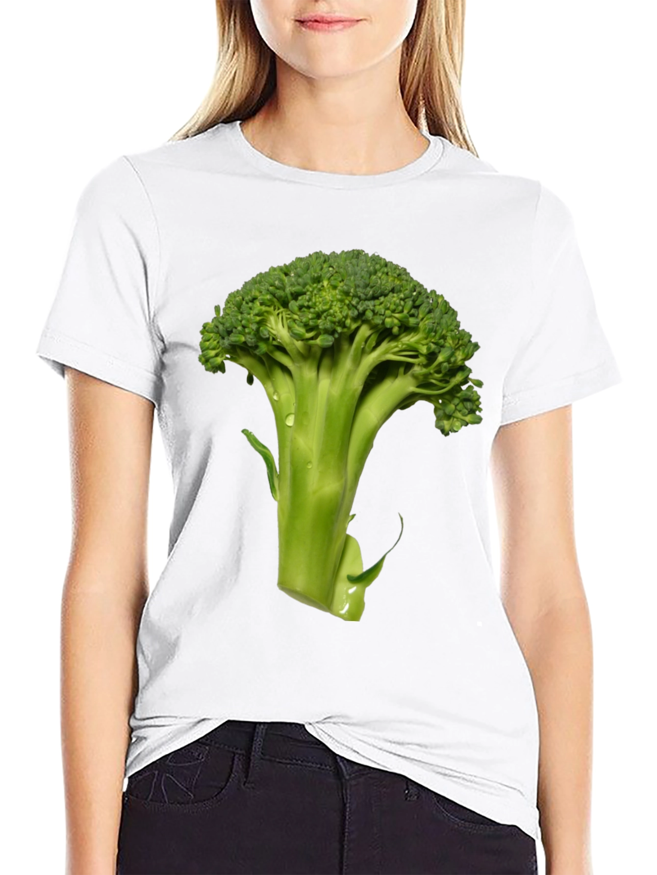 Broccoli Graphic Tee - Fresh Vegetable Shirt
