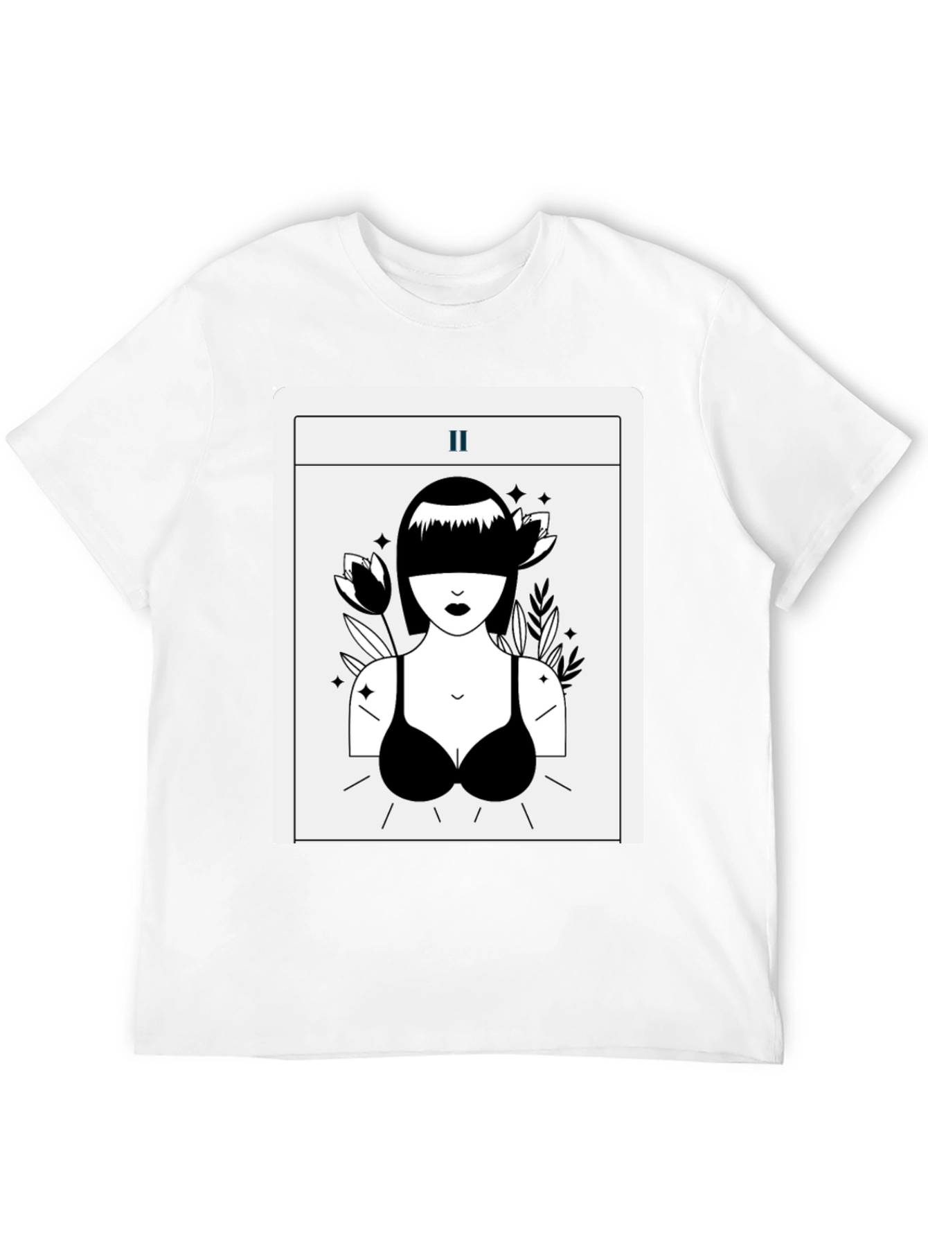 Tarot Card Black Graphic Tee
