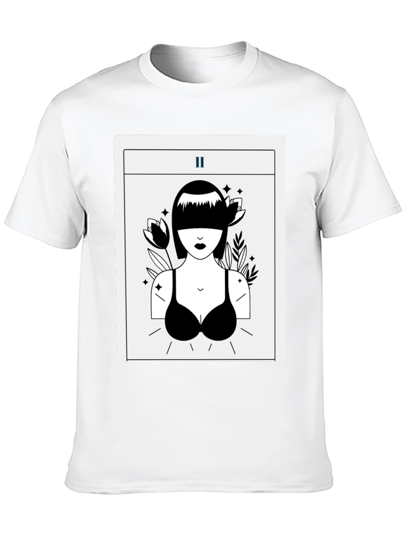 Tarot Card Black Graphic Tee