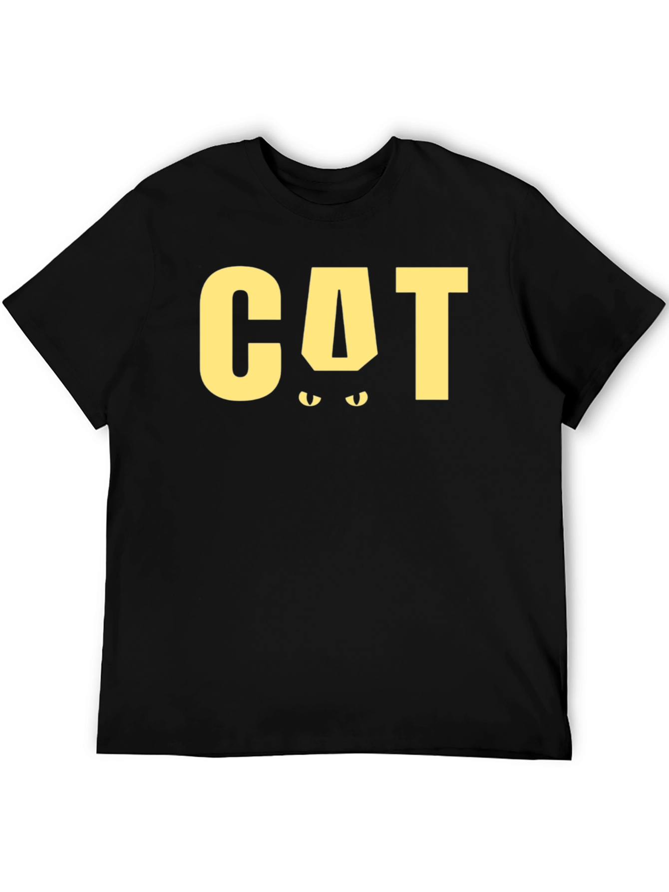 Cat Eyes T-Shirt: Black Cat Graphic Tee