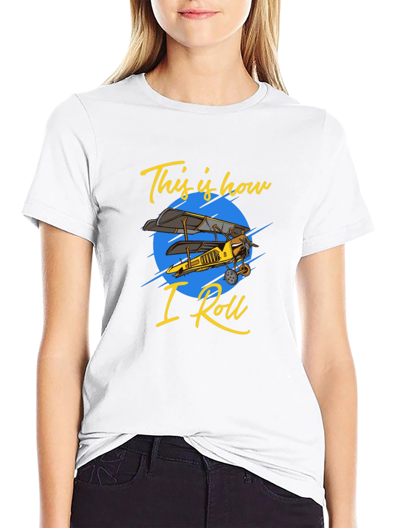 This Is How I Roll Biplane T-Shirt