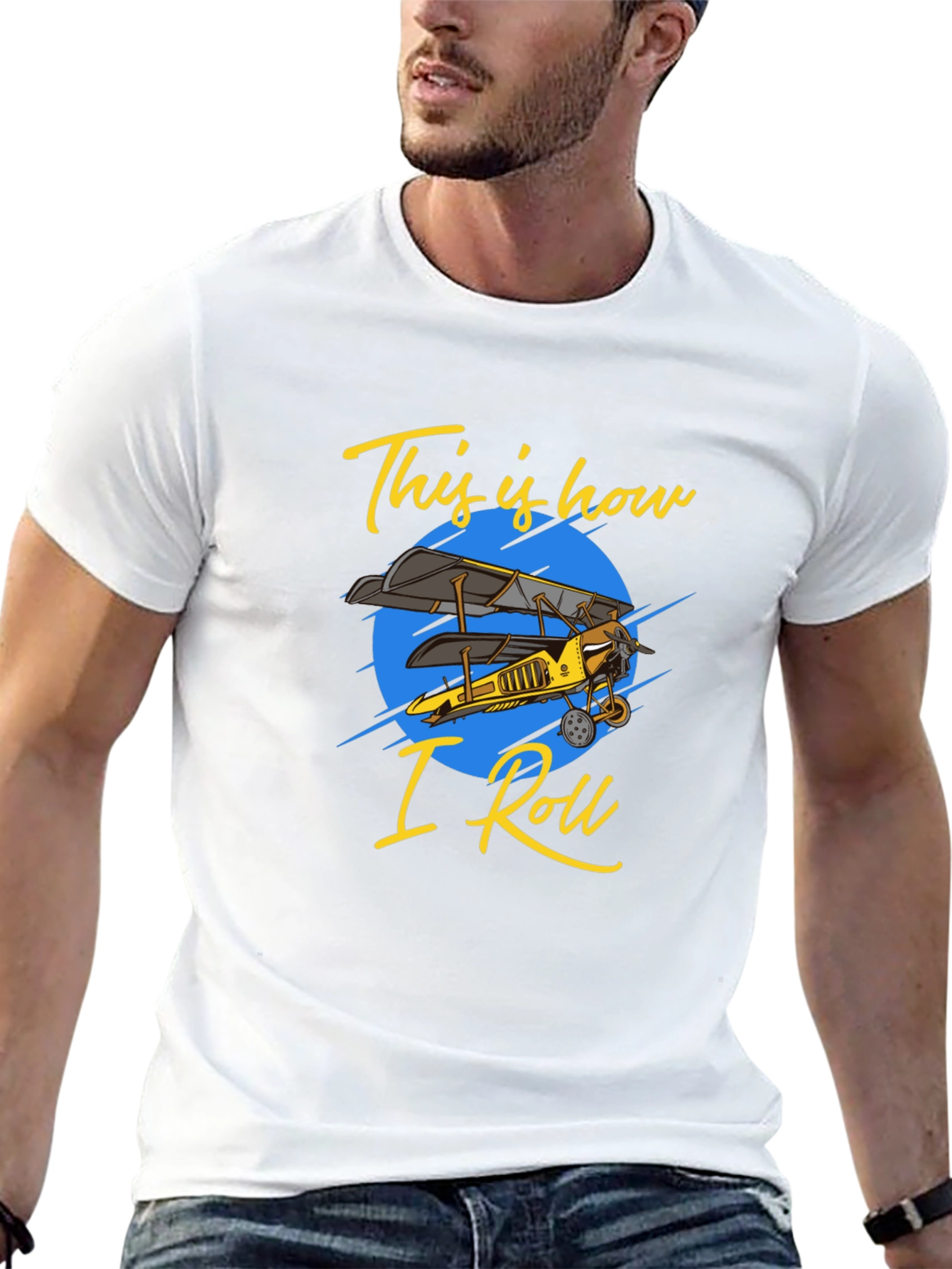 This Is How I Roll Biplane T-Shirt