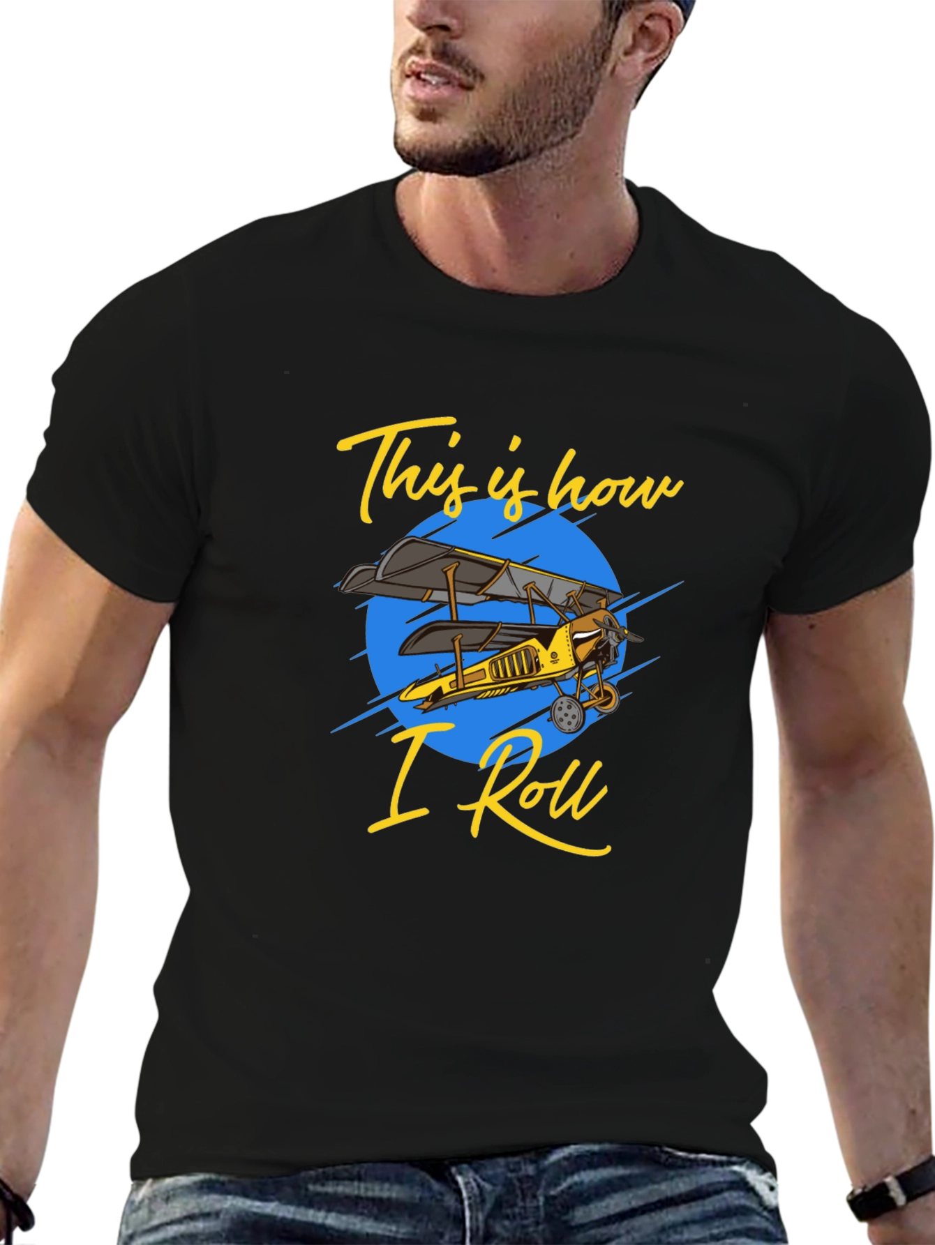 This Is How I Roll Biplane T-Shirt