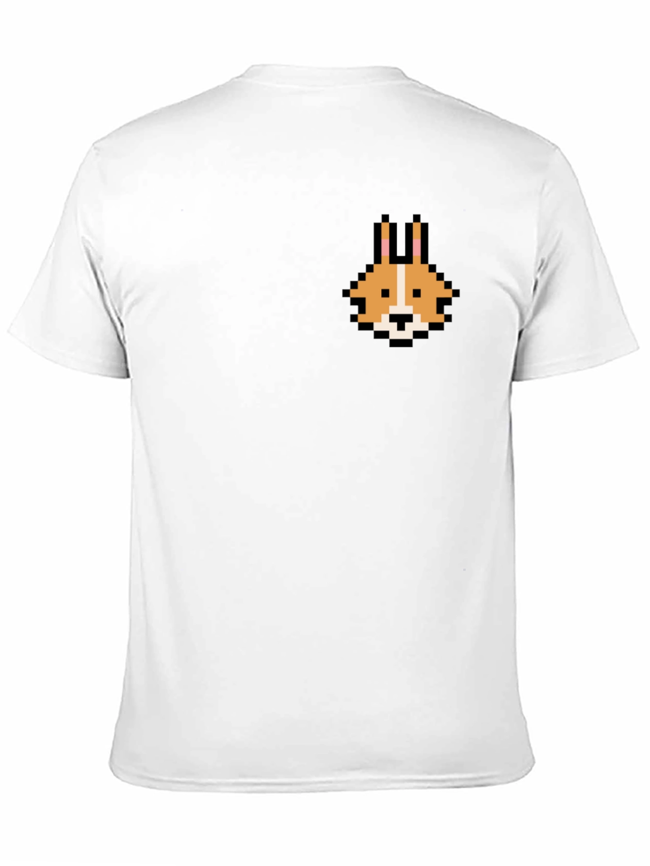 Pixel Corgi Graphic Tee - Black