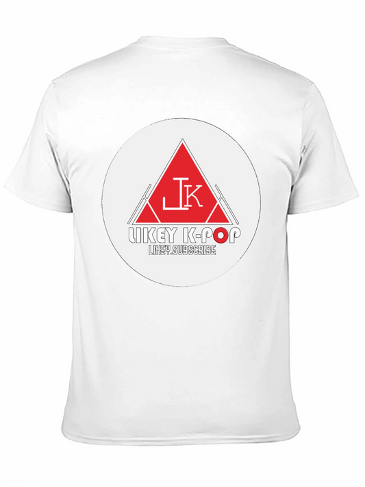 Trendy Black Graphic Tee - Likey K-Pop Design