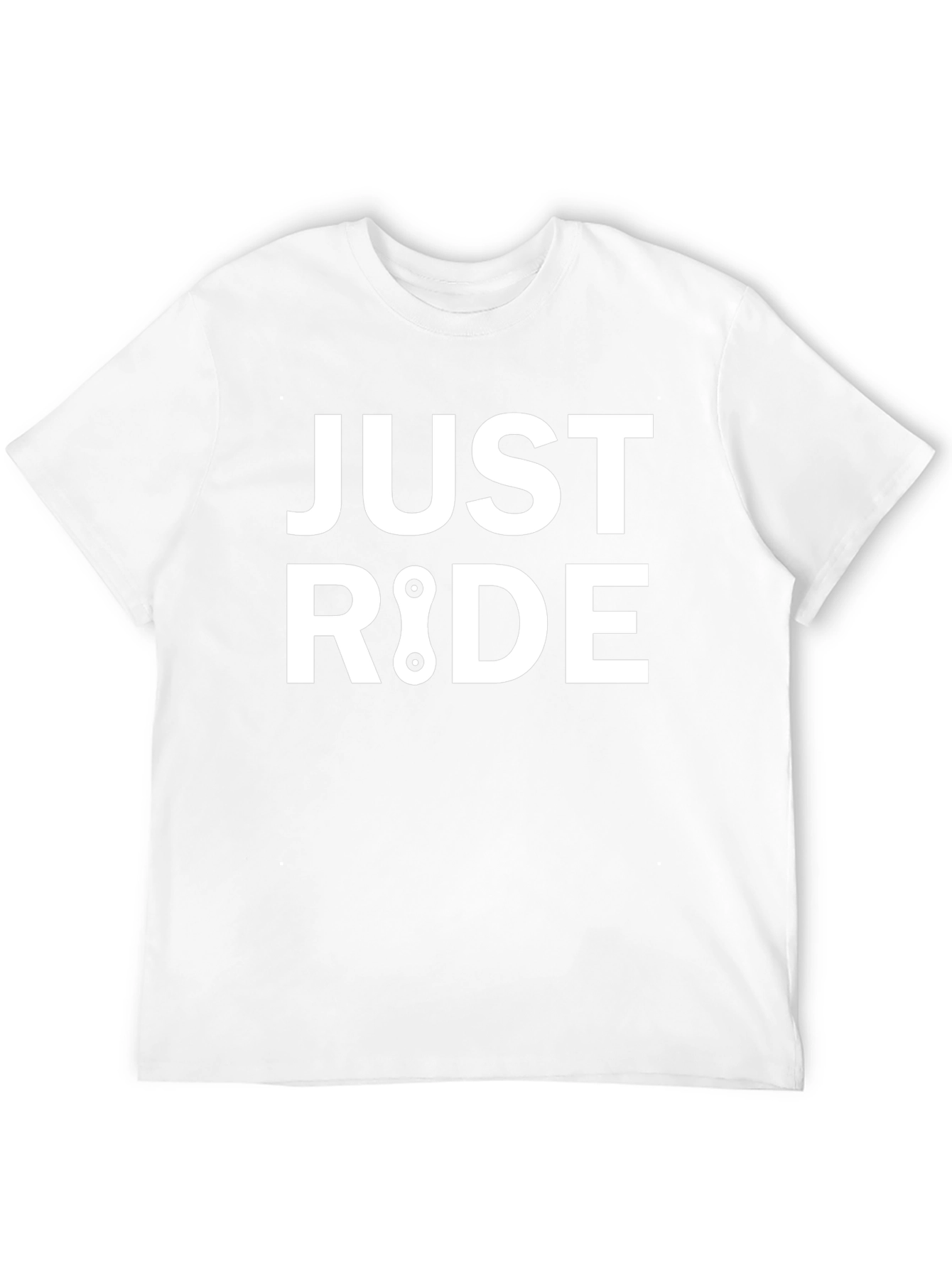 Just Ride Black Graphic Tee