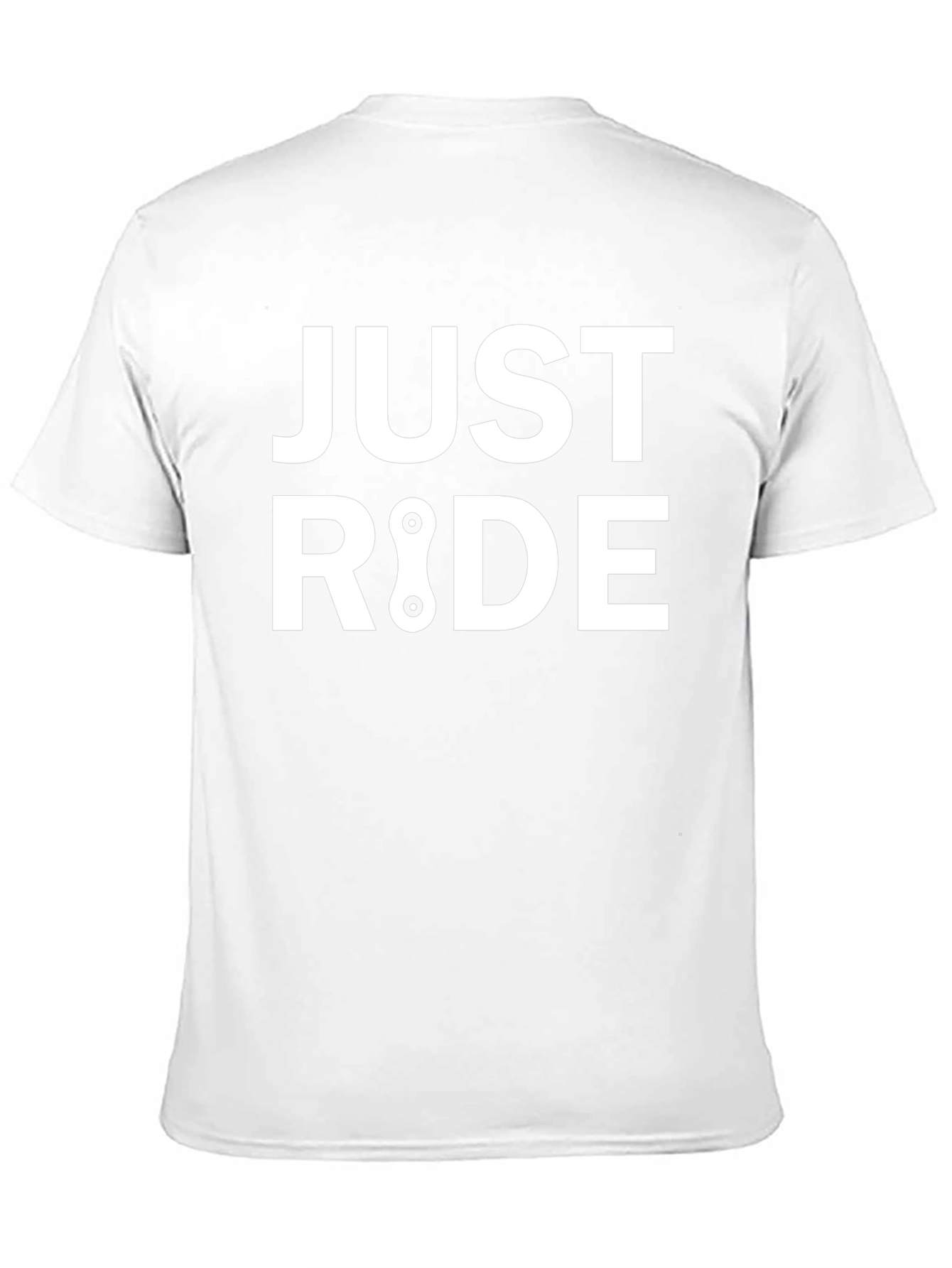 Just Ride Black Graphic Tee
