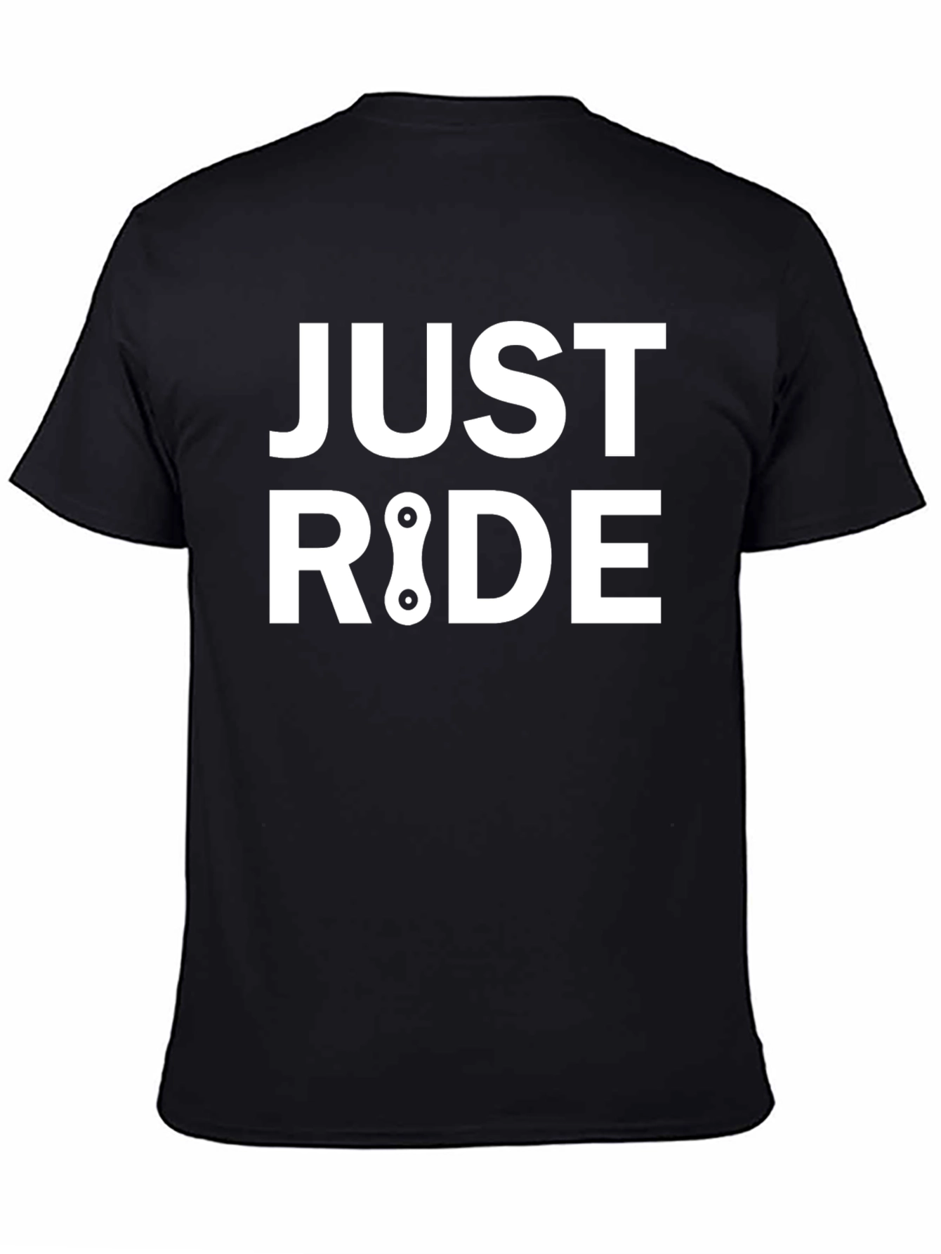 Just Ride Black Graphic Tee