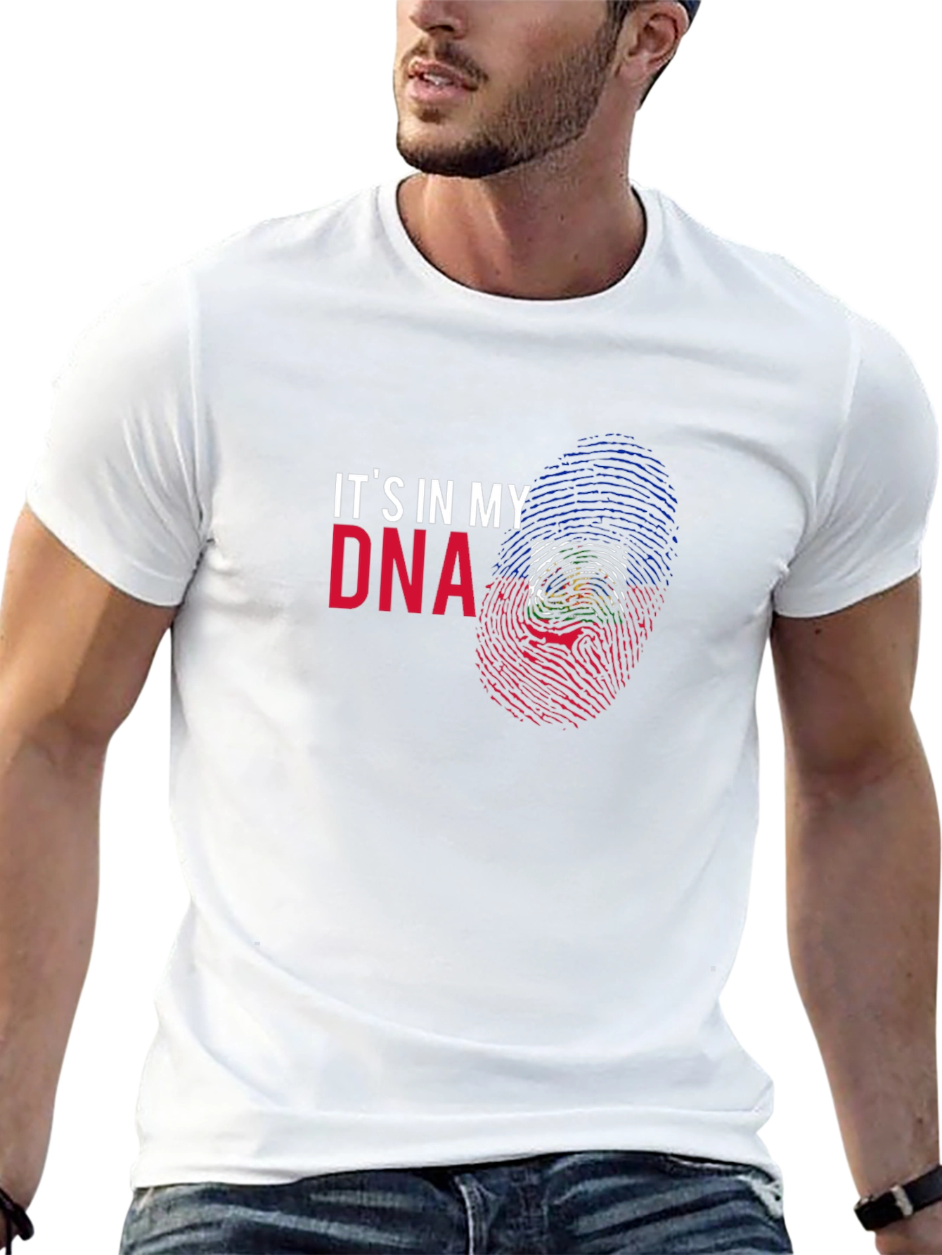Its In My DNA Graphic Tee - Haiti Flag