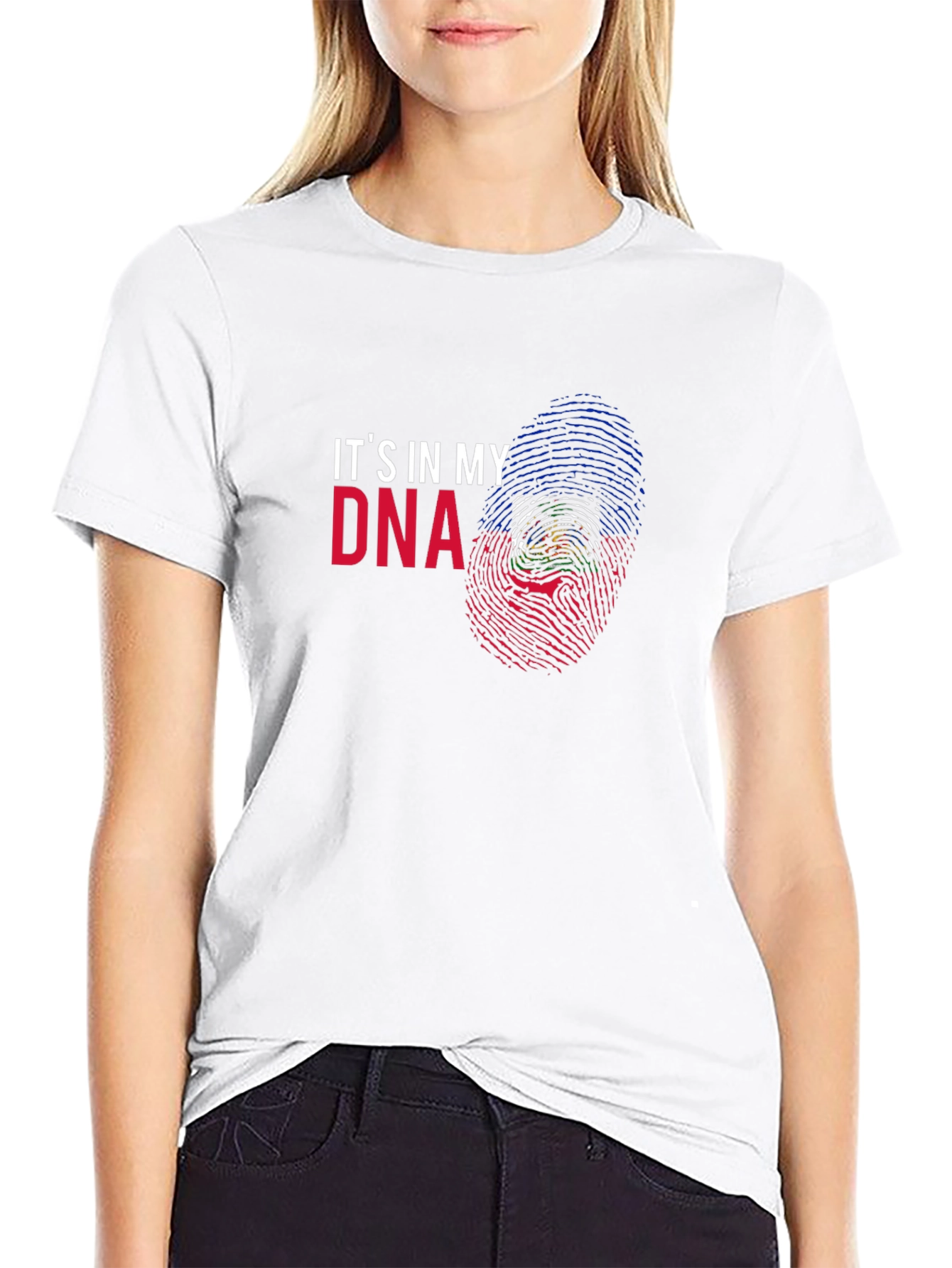 Its In My DNA Graphic Tee - Haiti Flag