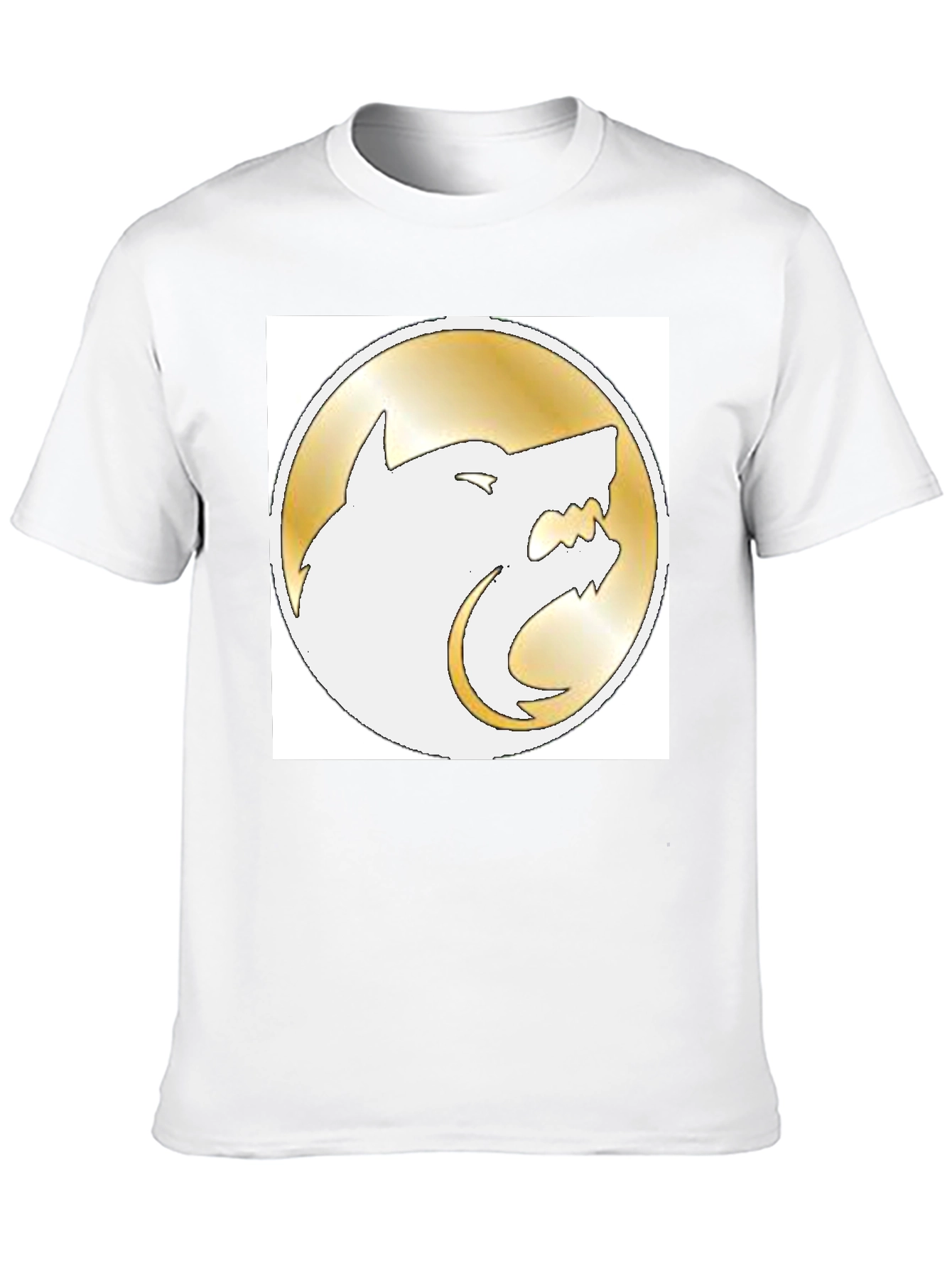 Wolf Emblem Black T-Shirt