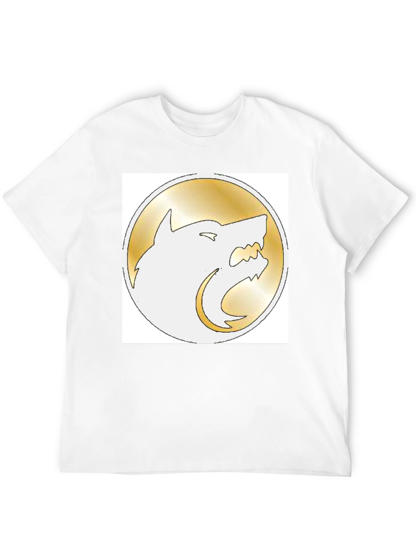 Wolf Emblem Black T-Shirt