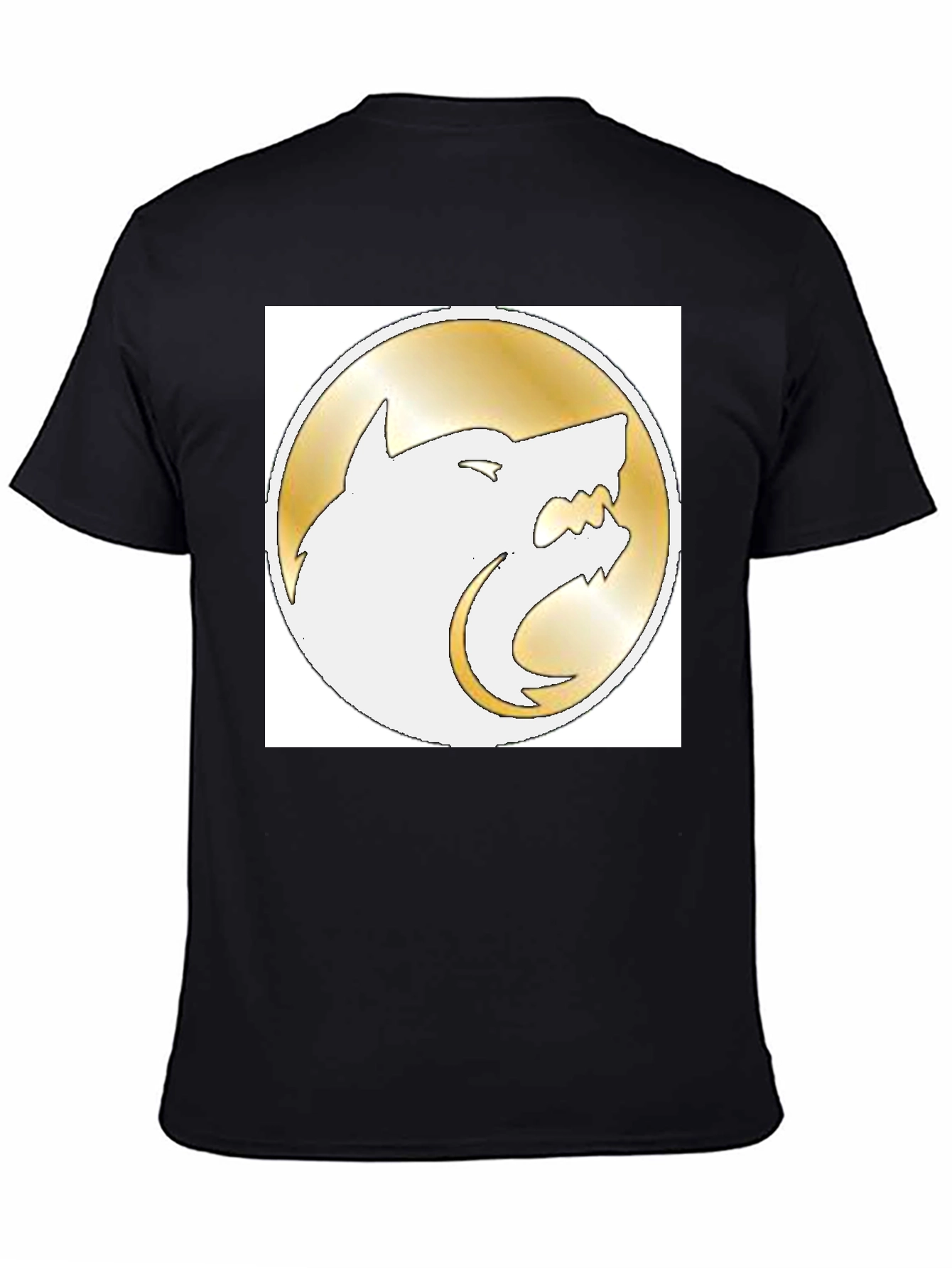 Wolf Emblem Black T-Shirt