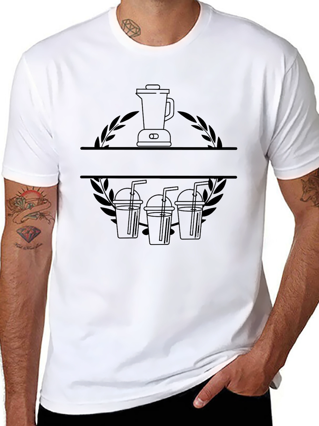 Blender & Smoothie Tee - Trendy Graphic T-Shirt