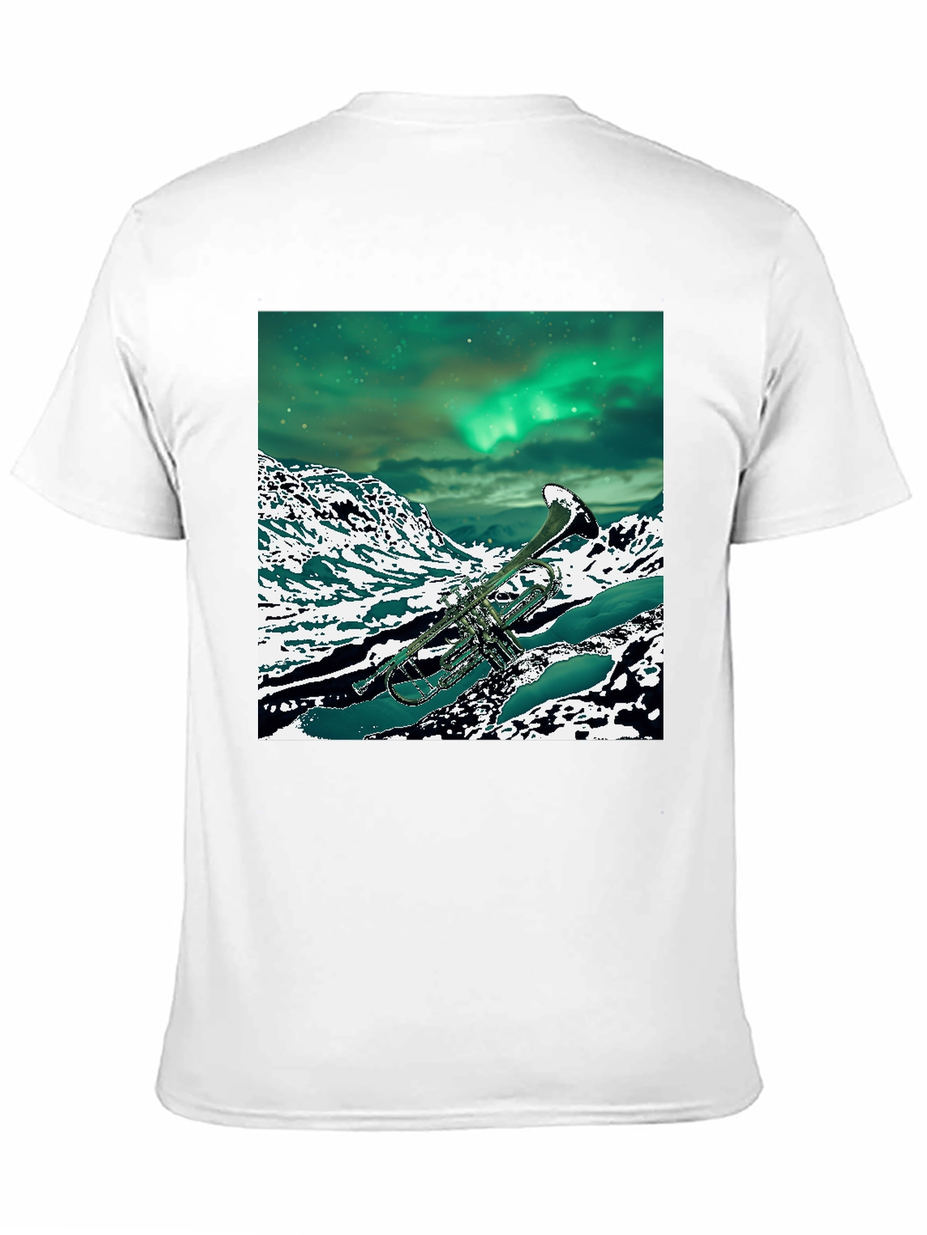 Trumpet Aurora Borealis T-Shirt