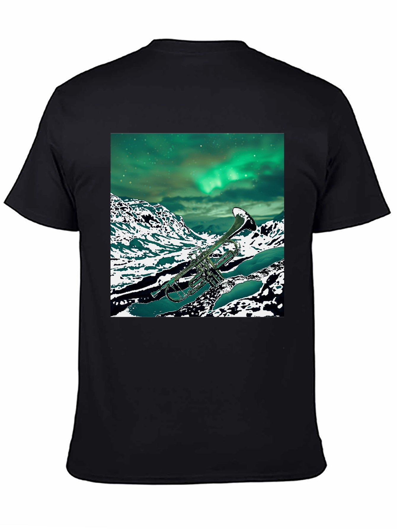 Trumpet Aurora Borealis T-Shirt