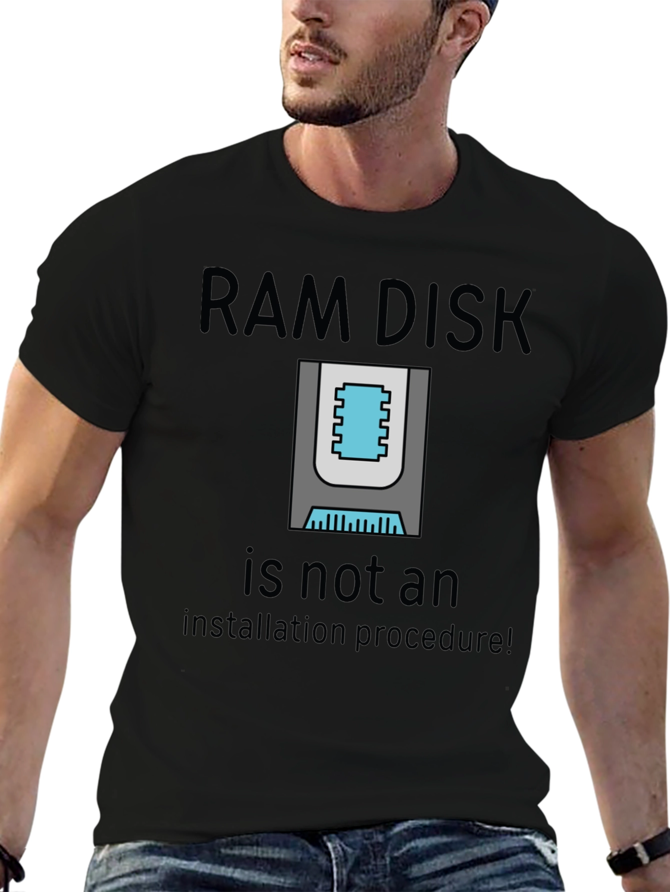 RAM Disk T-Shirt - Geeky Computer Humor Tee