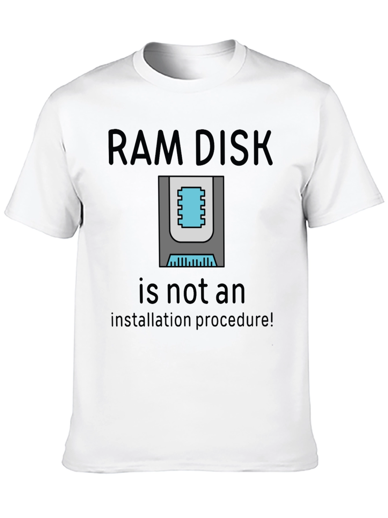 RAM Disk T-Shirt - Geeky Computer Humor Tee