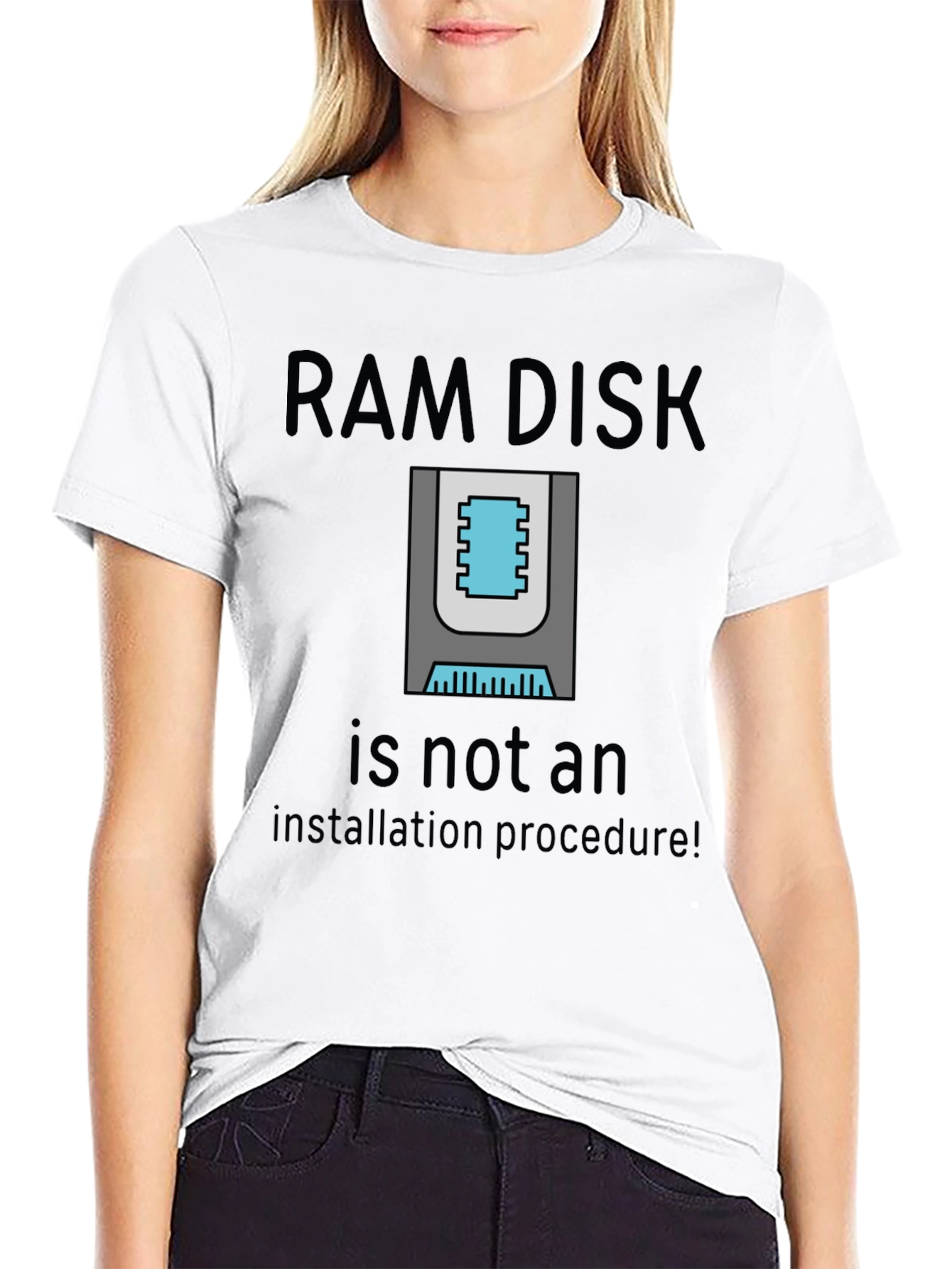RAM Disk T-Shirt - Geeky Computer Humor Tee