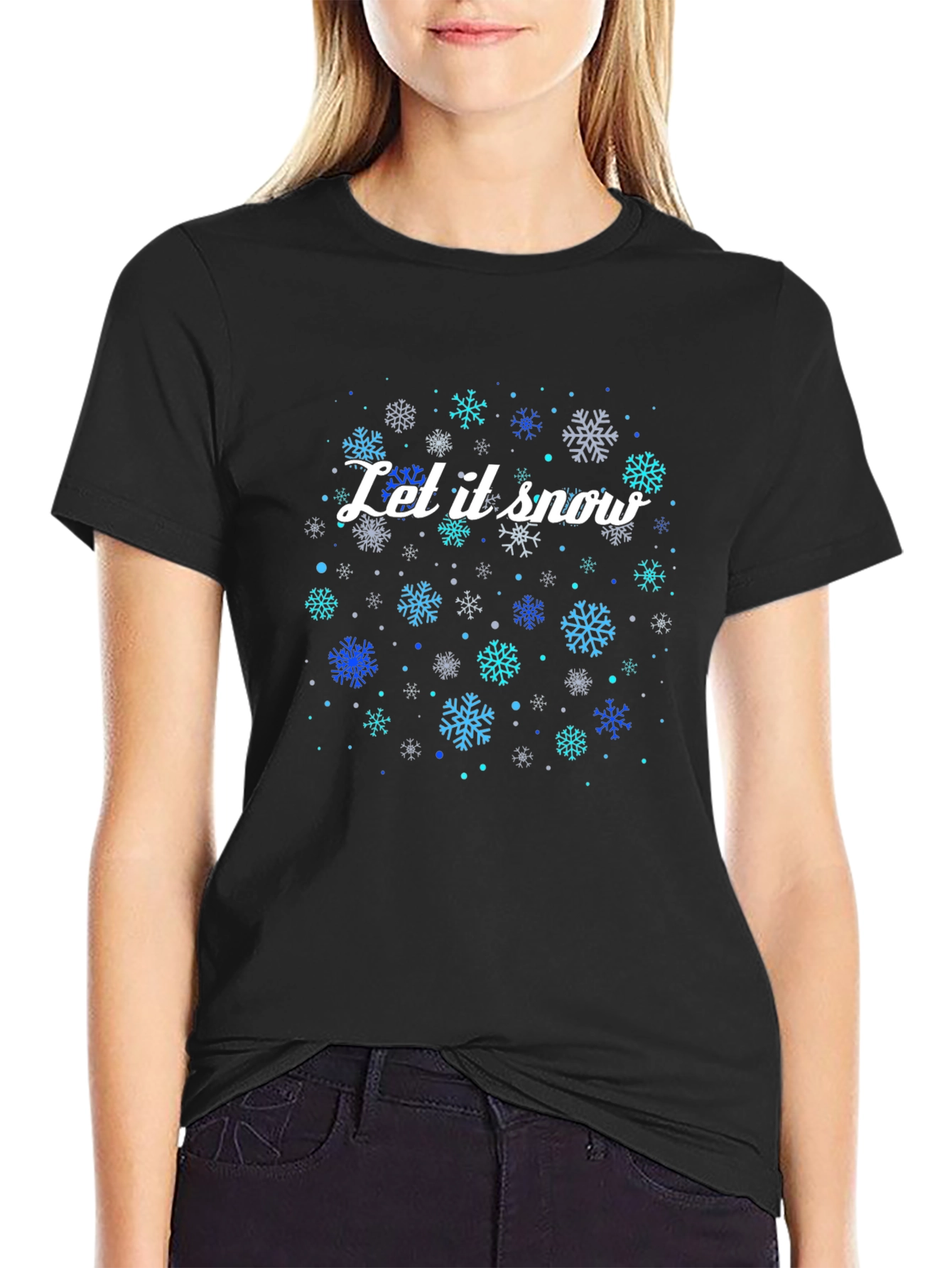Let it Snow T-Shirt - Festive Winter Tee