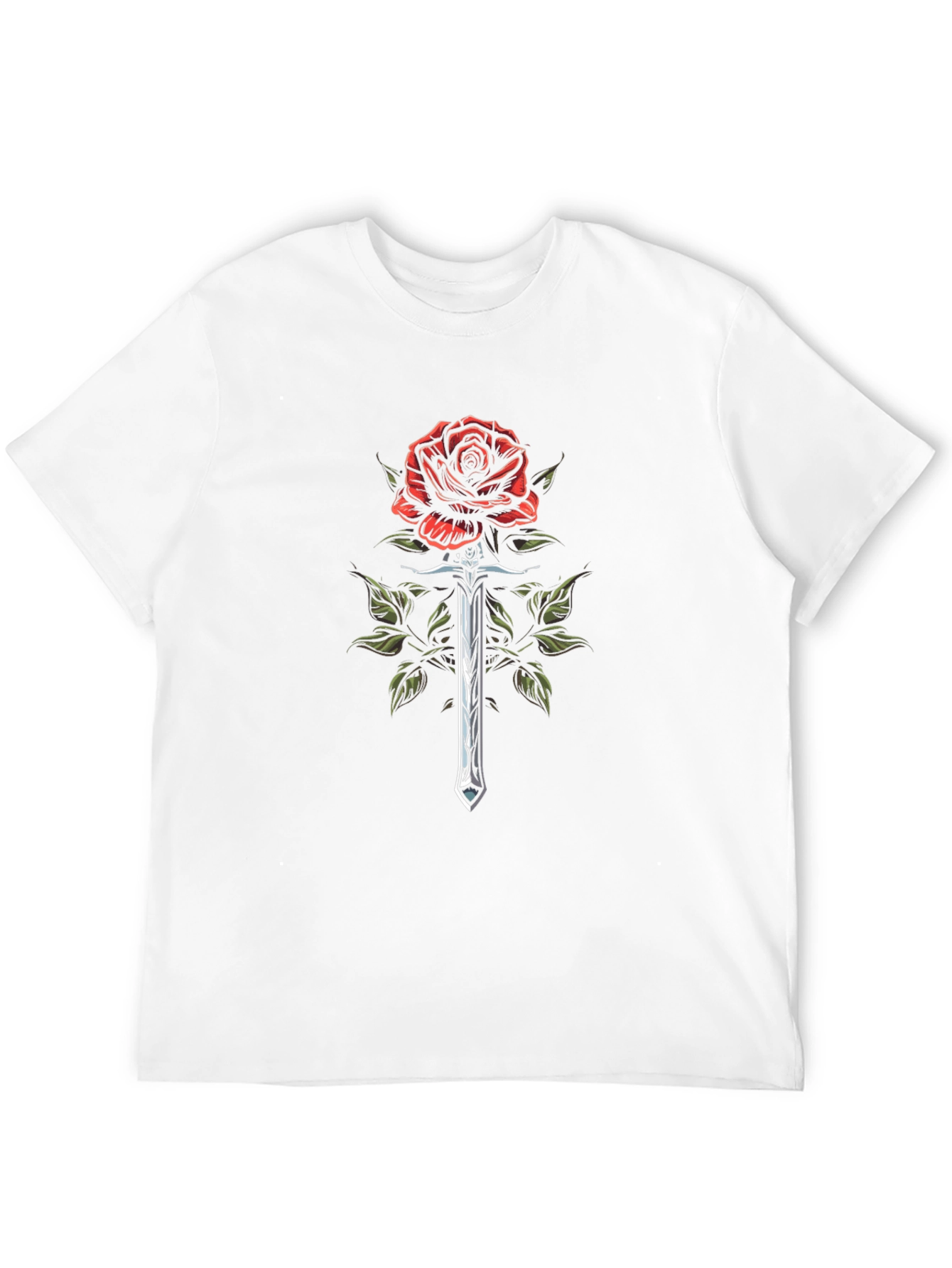 Rose & Sword Graphic T-Shirt
