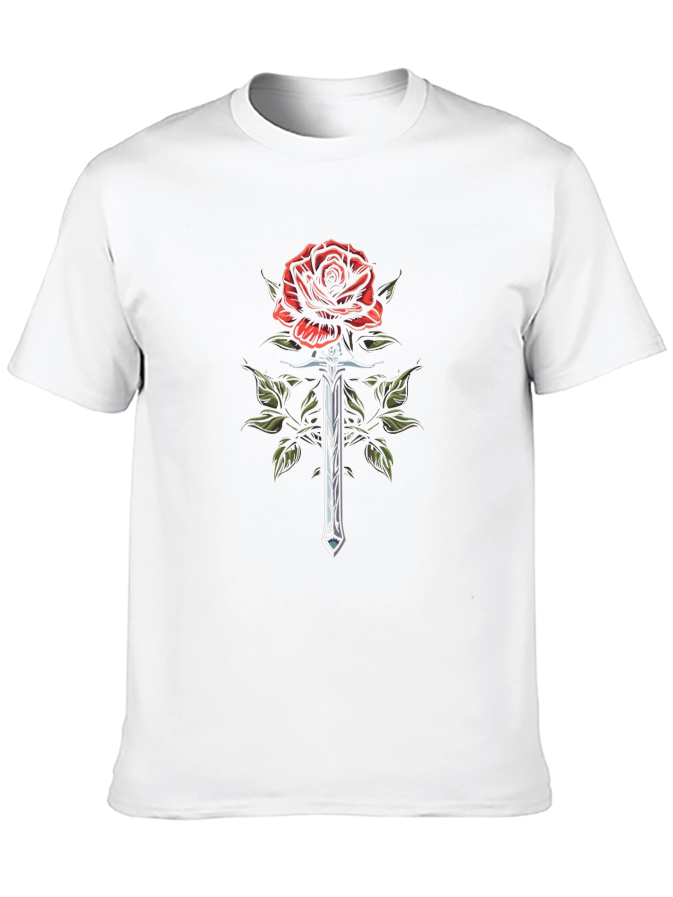 Rose & Sword Graphic T-Shirt