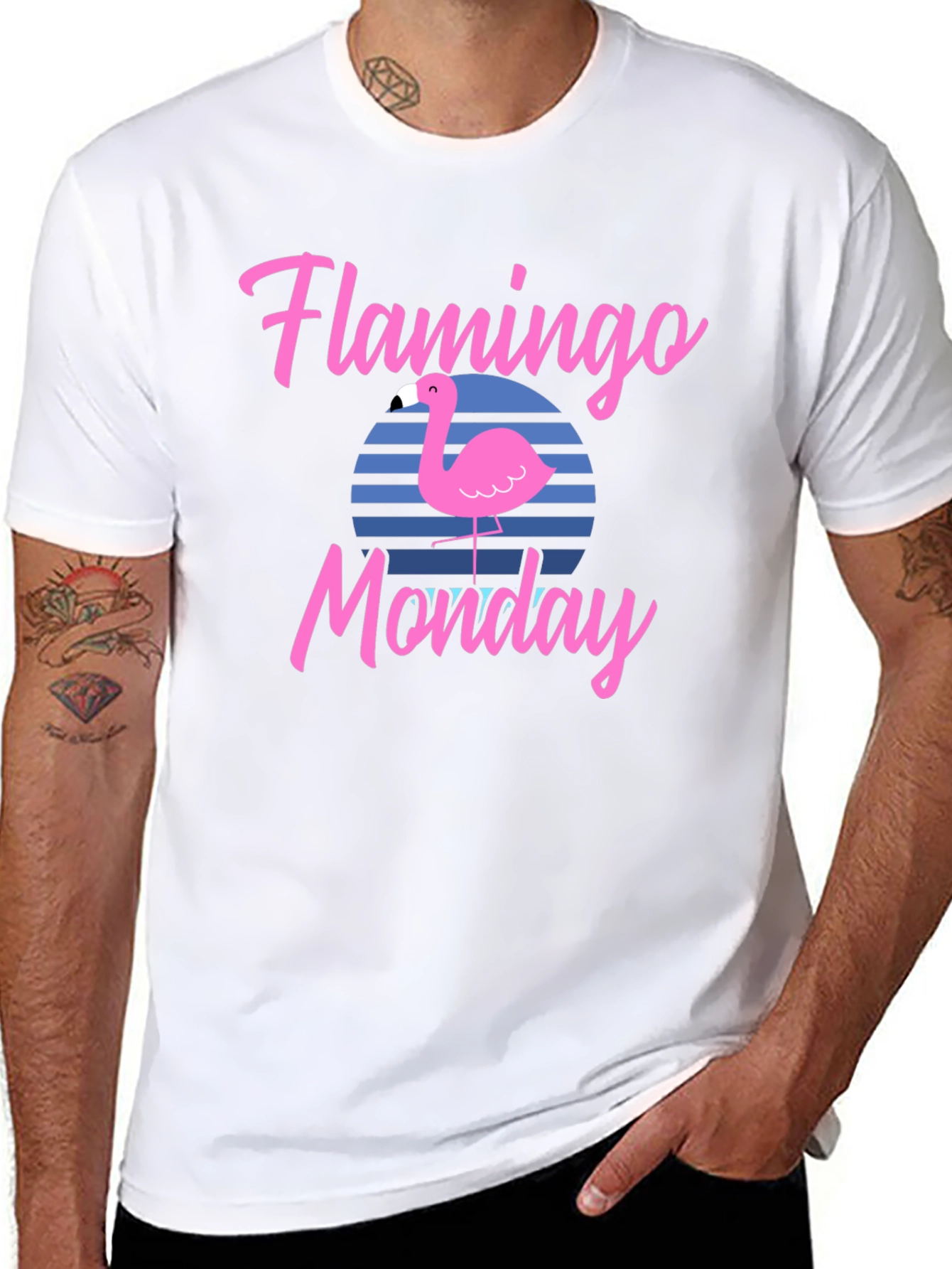 Flamingo Monday Graphic Tee