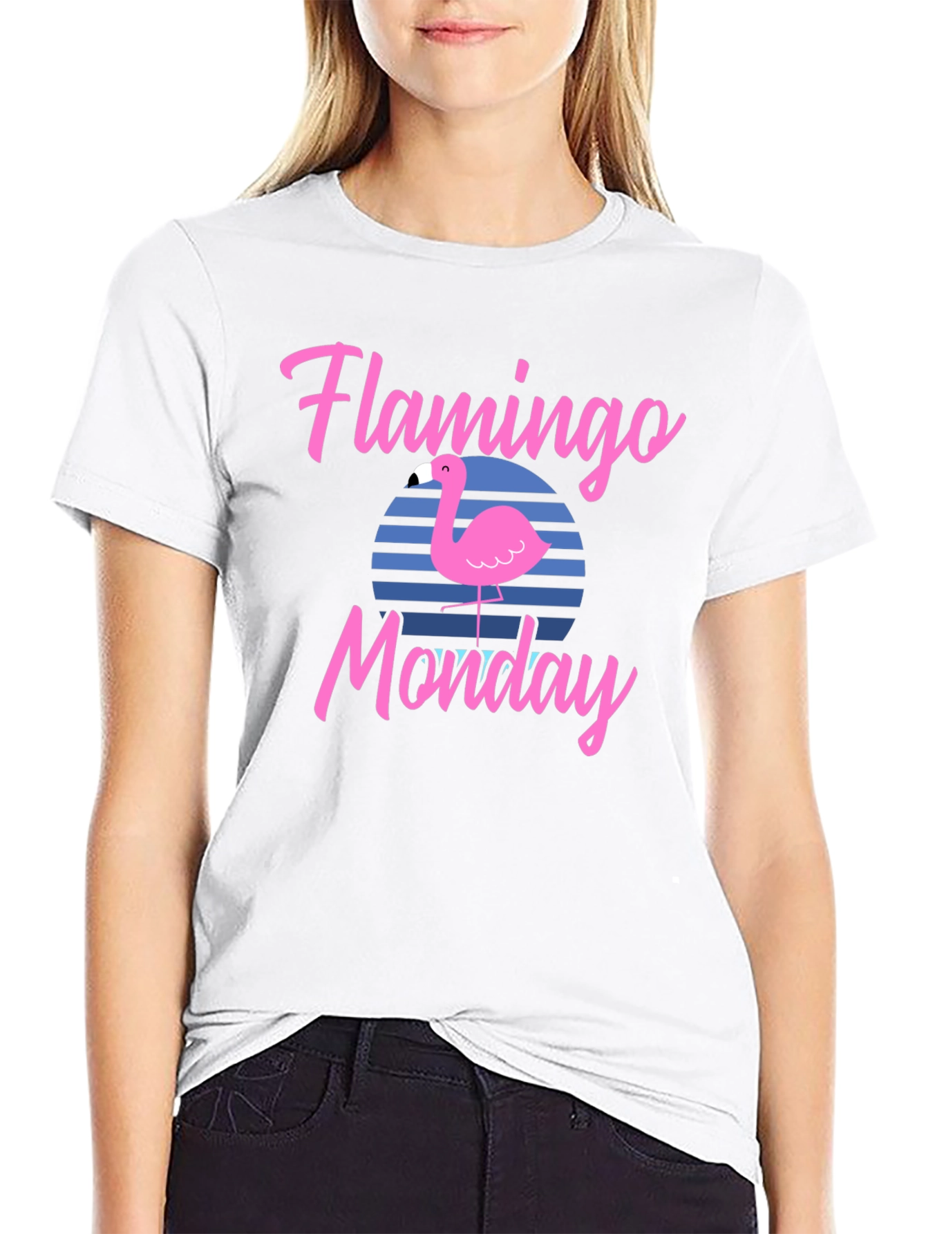Flamingo Monday Graphic Tee