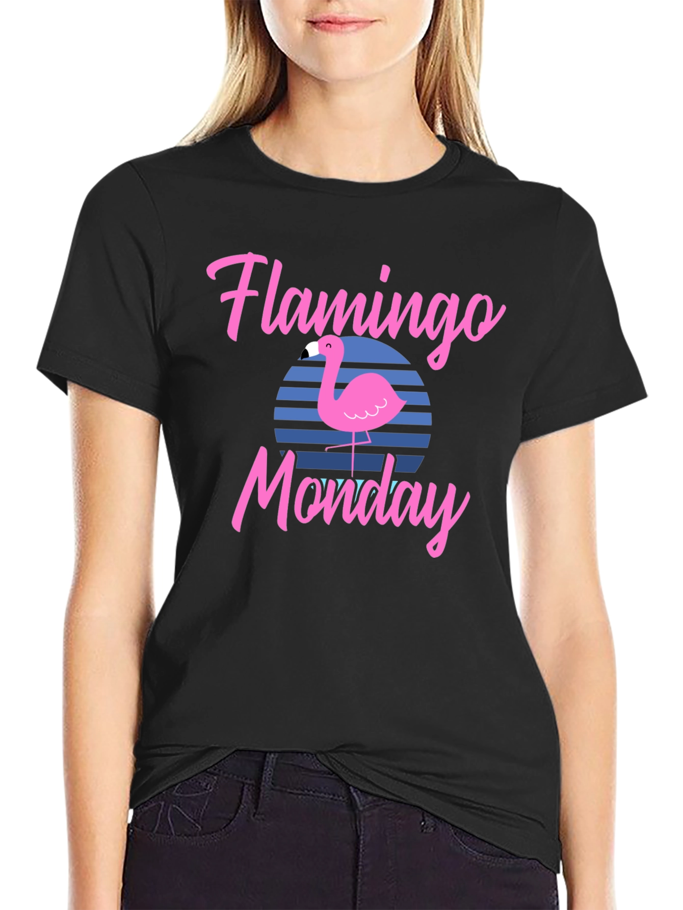 Flamingo Monday Graphic Tee