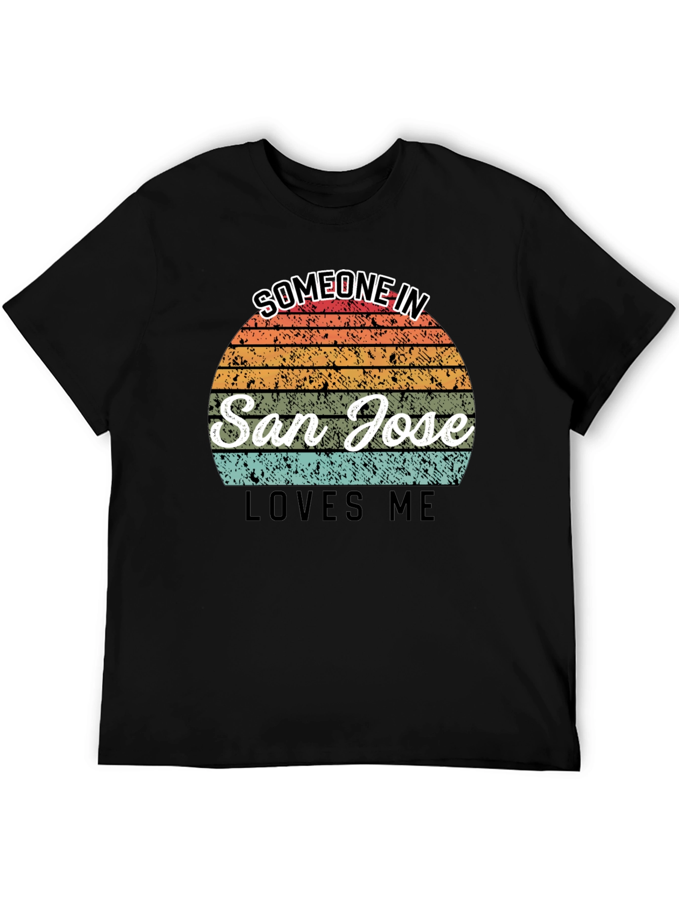 San Jose Loves Me T-Shirt - Retro Sunset Design