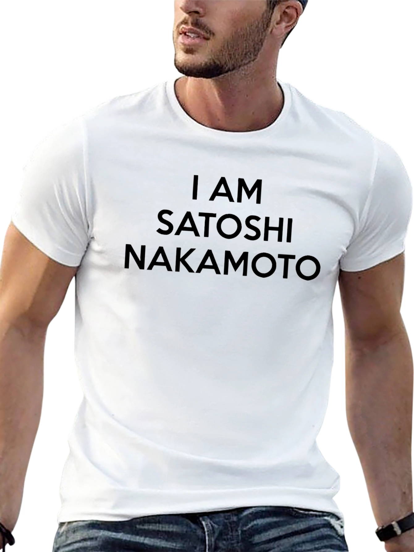 I AM Satoshi Nakamoto Black T-Shirt
