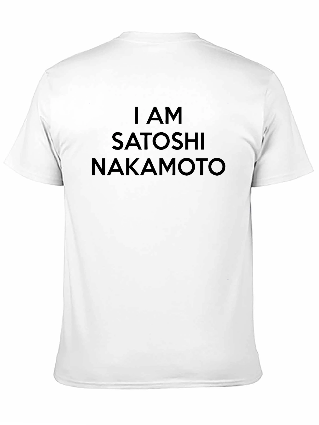 I AM Satoshi Nakamoto Black T-Shirt