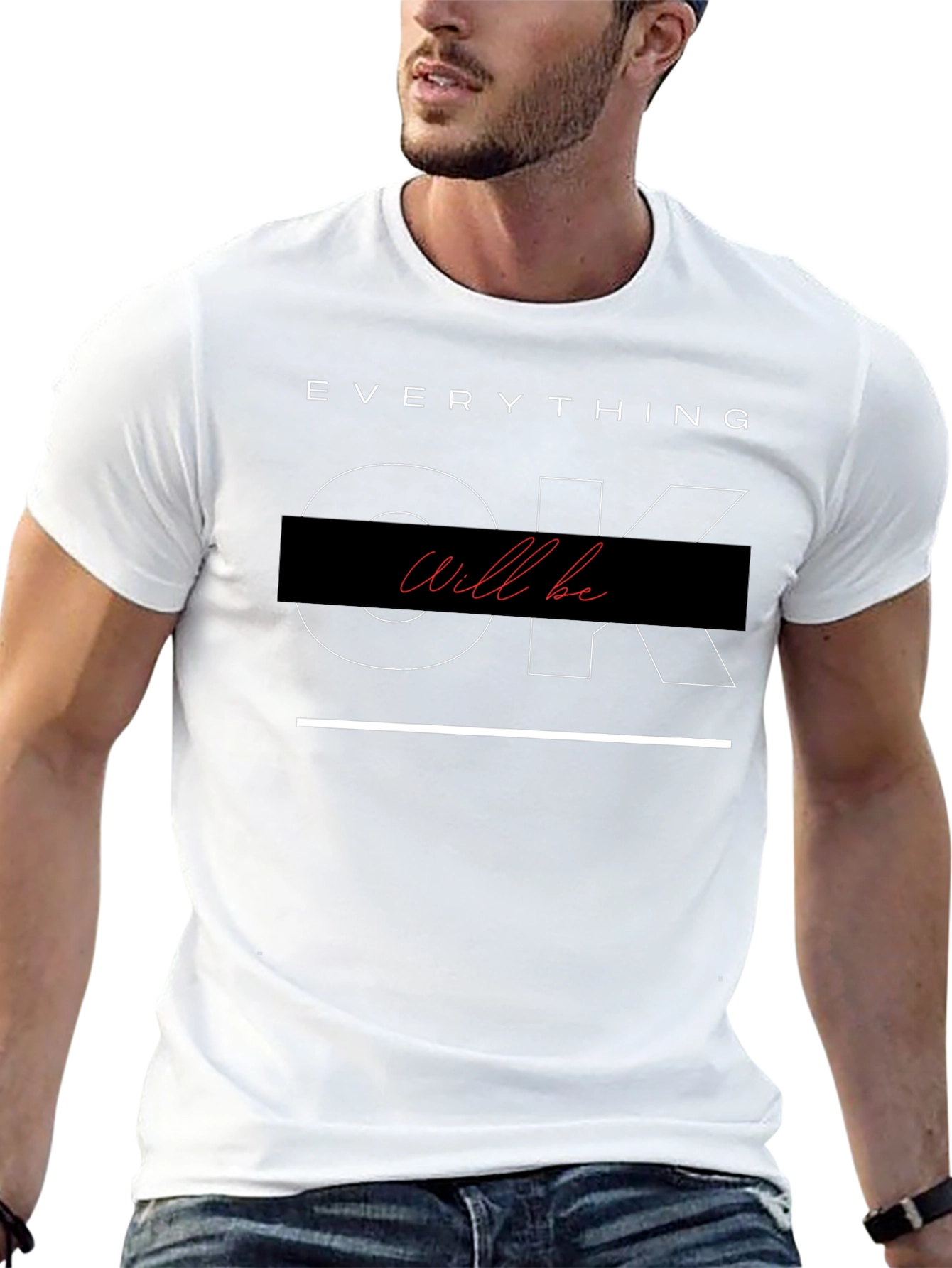 Everything Will Be OK T-Shirt - Black