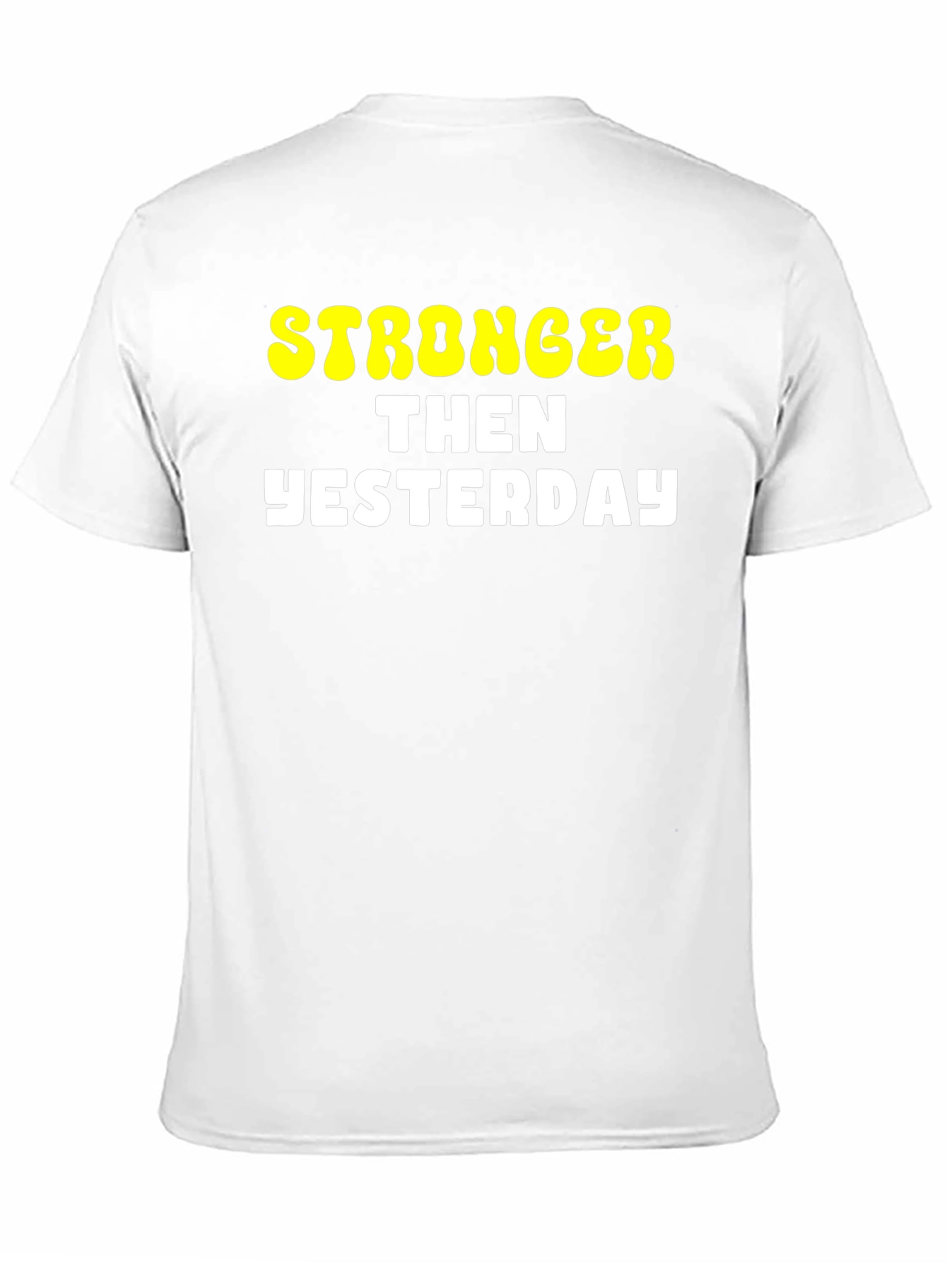 Stronger Then Yesterday Graphic Tee - Black