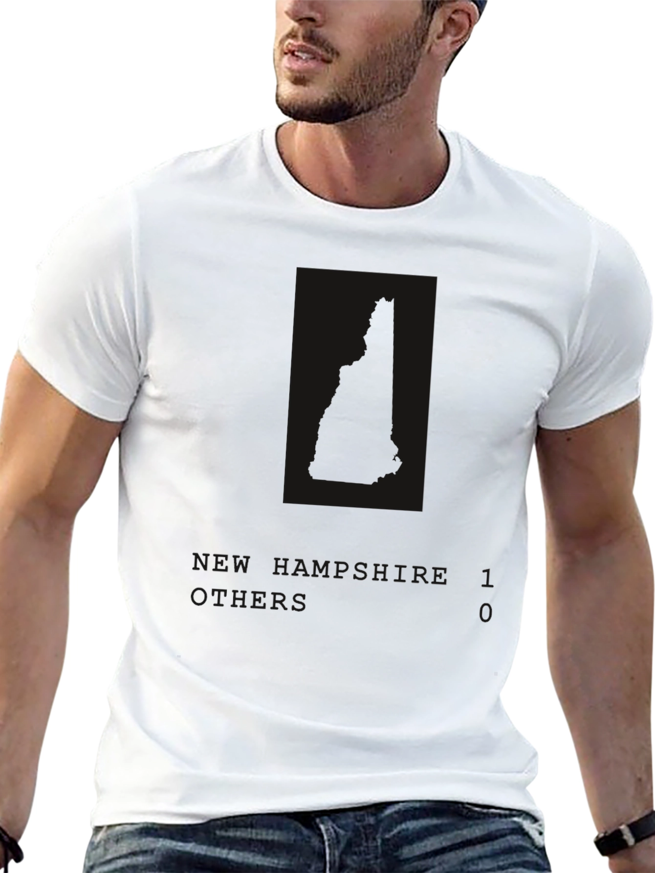 Plain Black Short-Sleeve T-Shirt