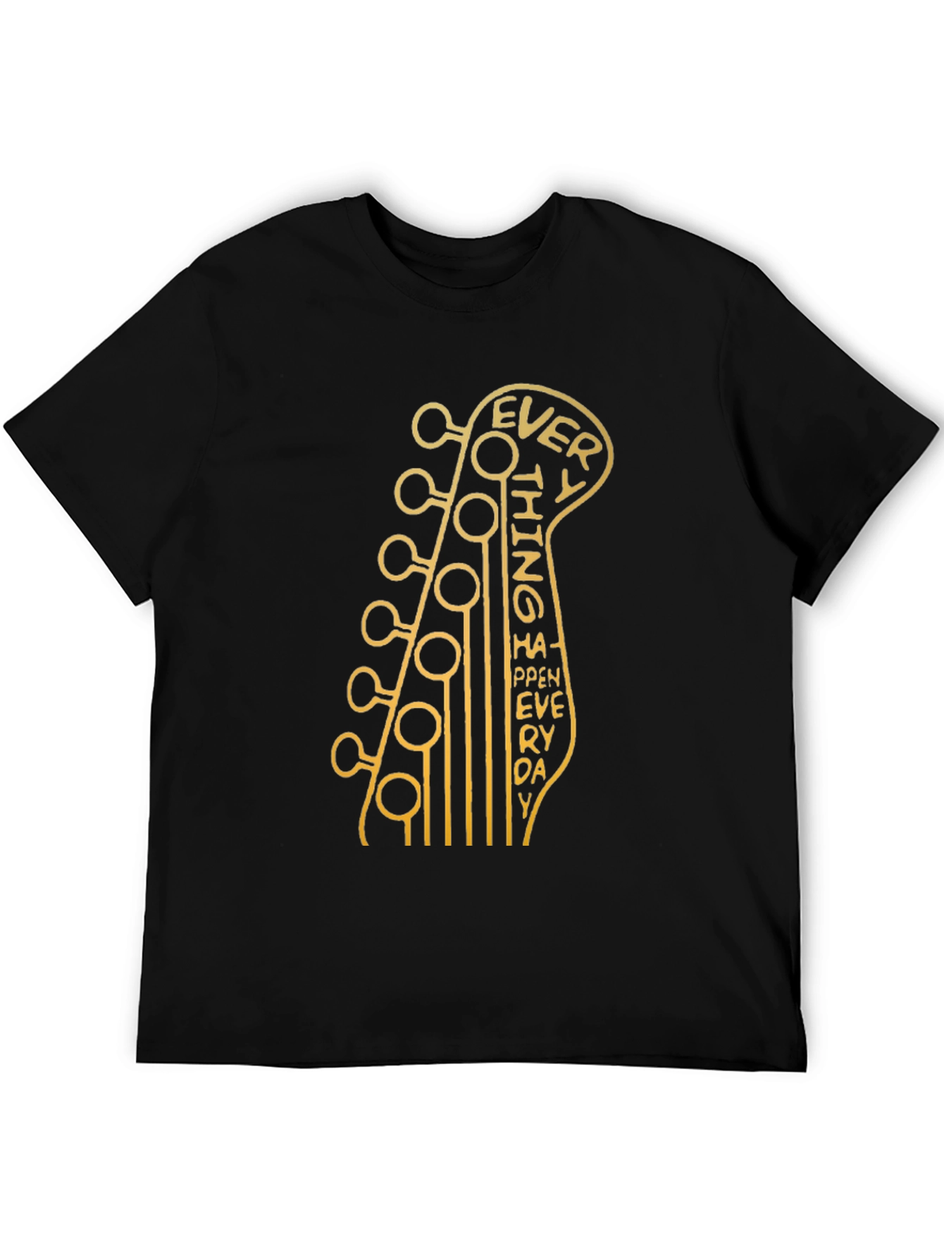 Everything Happens Everyday T-Shirt Guitar Graphic Tee