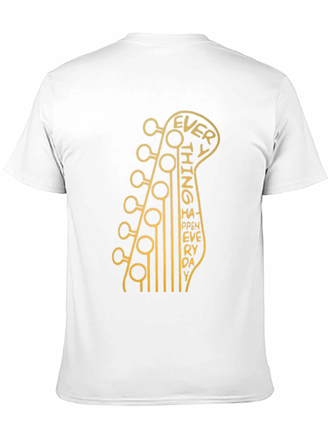 Everything Happens Everyday T-Shirt Guitar Graphic Tee